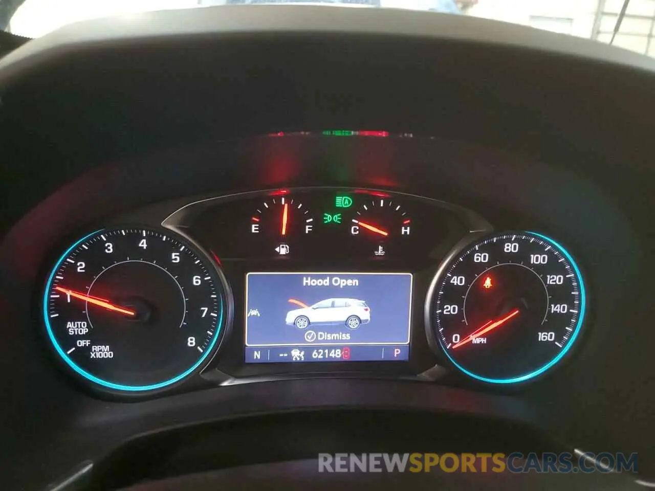 9 fotografías del automóvil dañado 3GNAXUEV6NL249562 CHEVROLET EQUINOX 2022