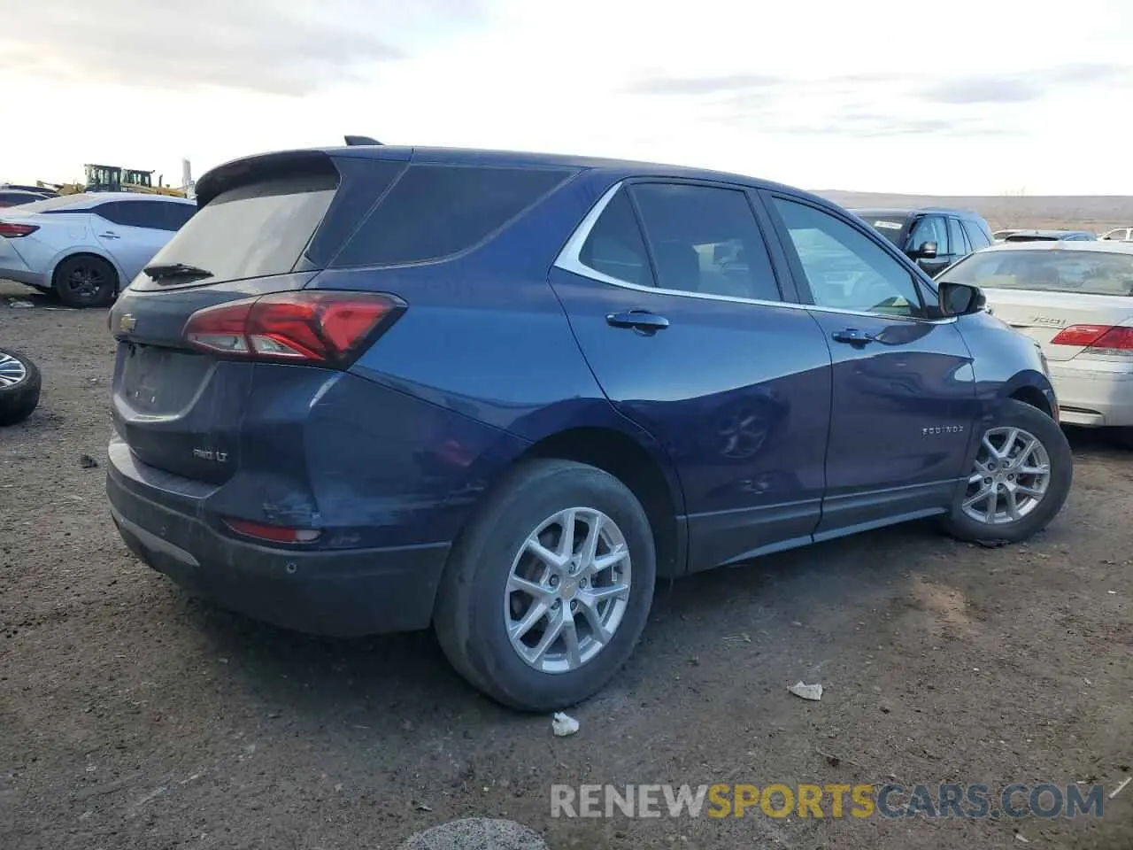 3 fotografías del automóvil dañado 3GNAXUEV6NL307122 CHEVROLET EQUINOX 2022