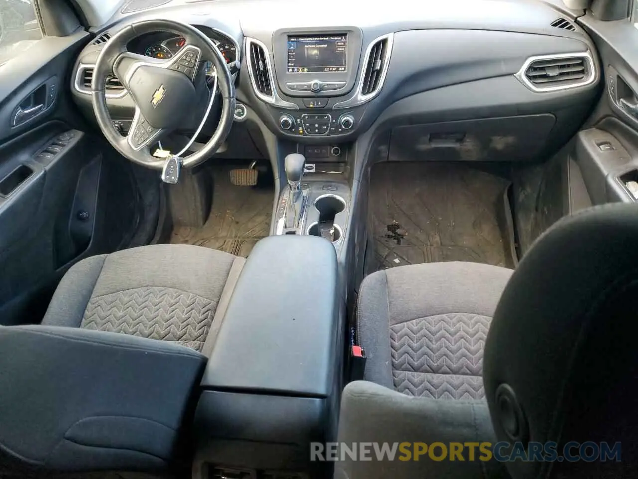 8 fotografías del automóvil dañado 3GNAXUEV6NL307122 CHEVROLET EQUINOX 2022
