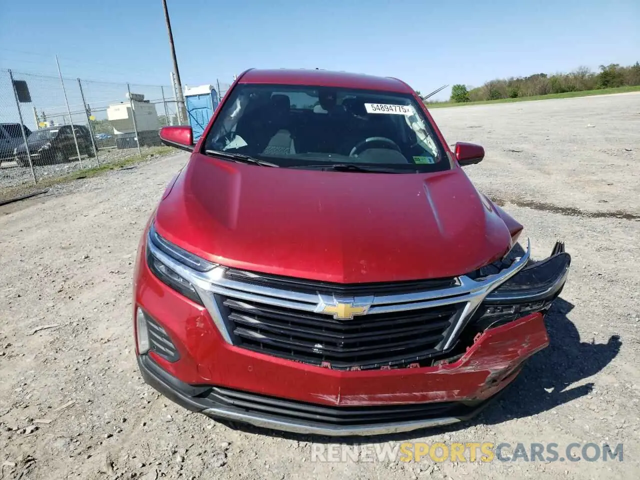 5 fotografías del automóvil dañado 3GNAXUEV7NL137014 CHEVROLET EQUINOX 2022