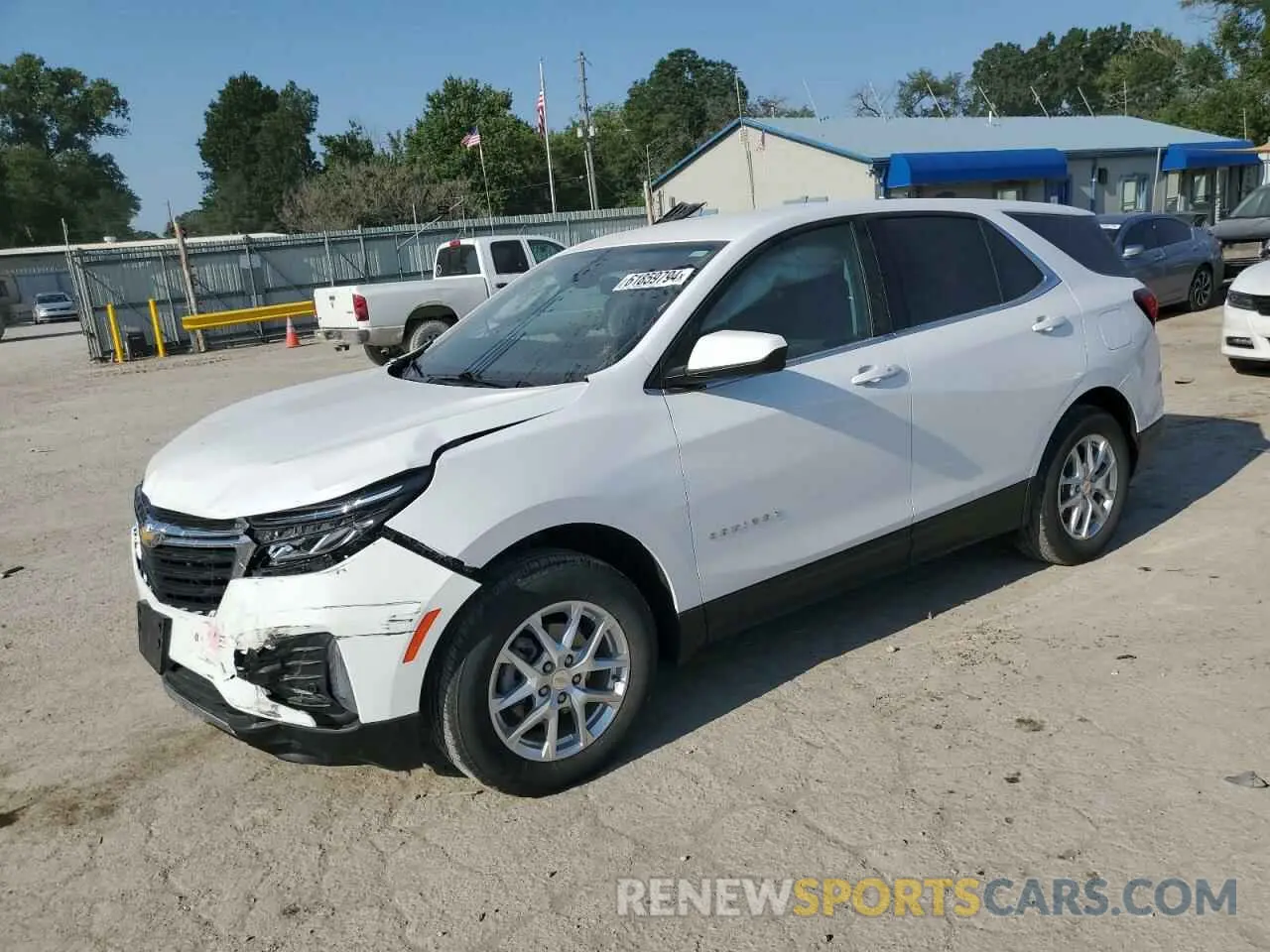 1 fotografías del automóvil dañado 3GNAXUEV7NL151897 CHEVROLET EQUINOX 2022