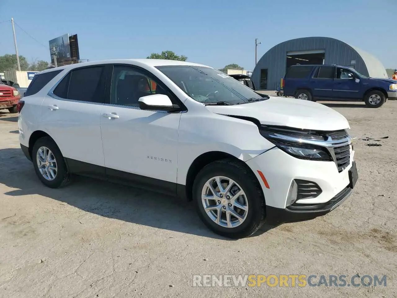 4 fotografías del automóvil dañado 3GNAXUEV7NL151897 CHEVROLET EQUINOX 2022