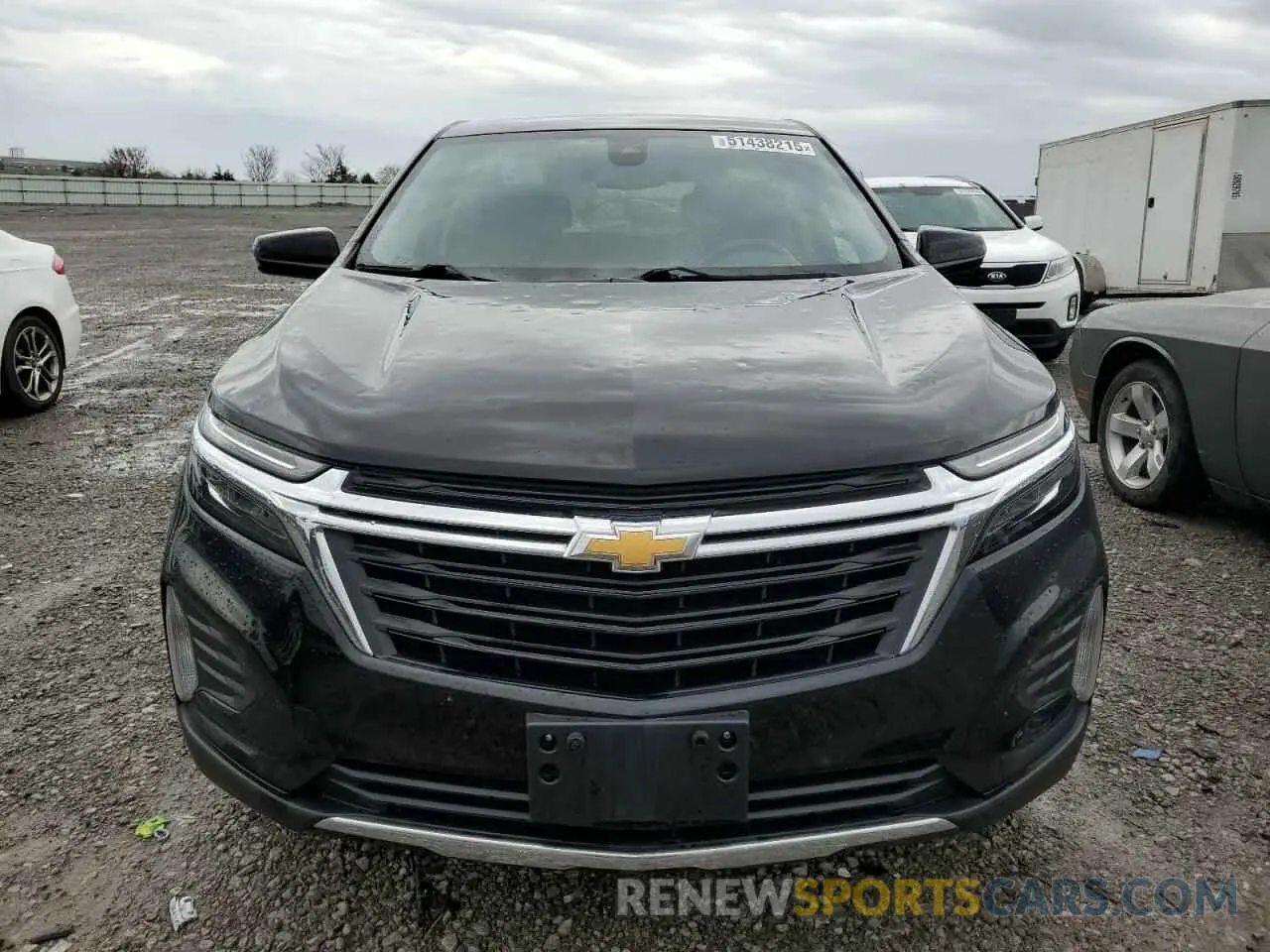 5 fotografías del automóvil dañado 3GNAXUEV8NL139953 CHEVROLET EQUINOX 2022