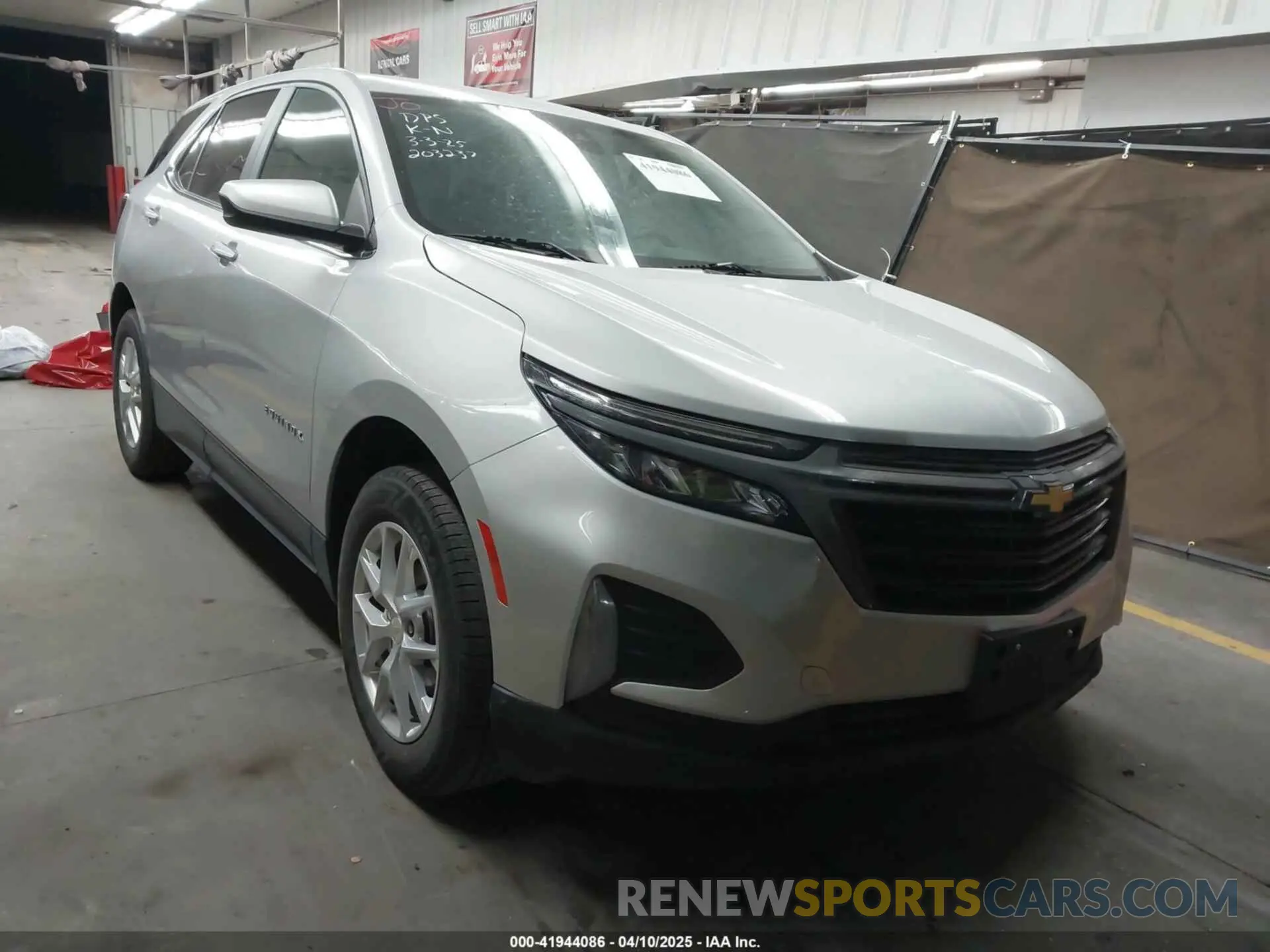 1 fotografías del automóvil dañado 3GNAXUEV8NL178011 CHEVROLET EQUINOX 2022