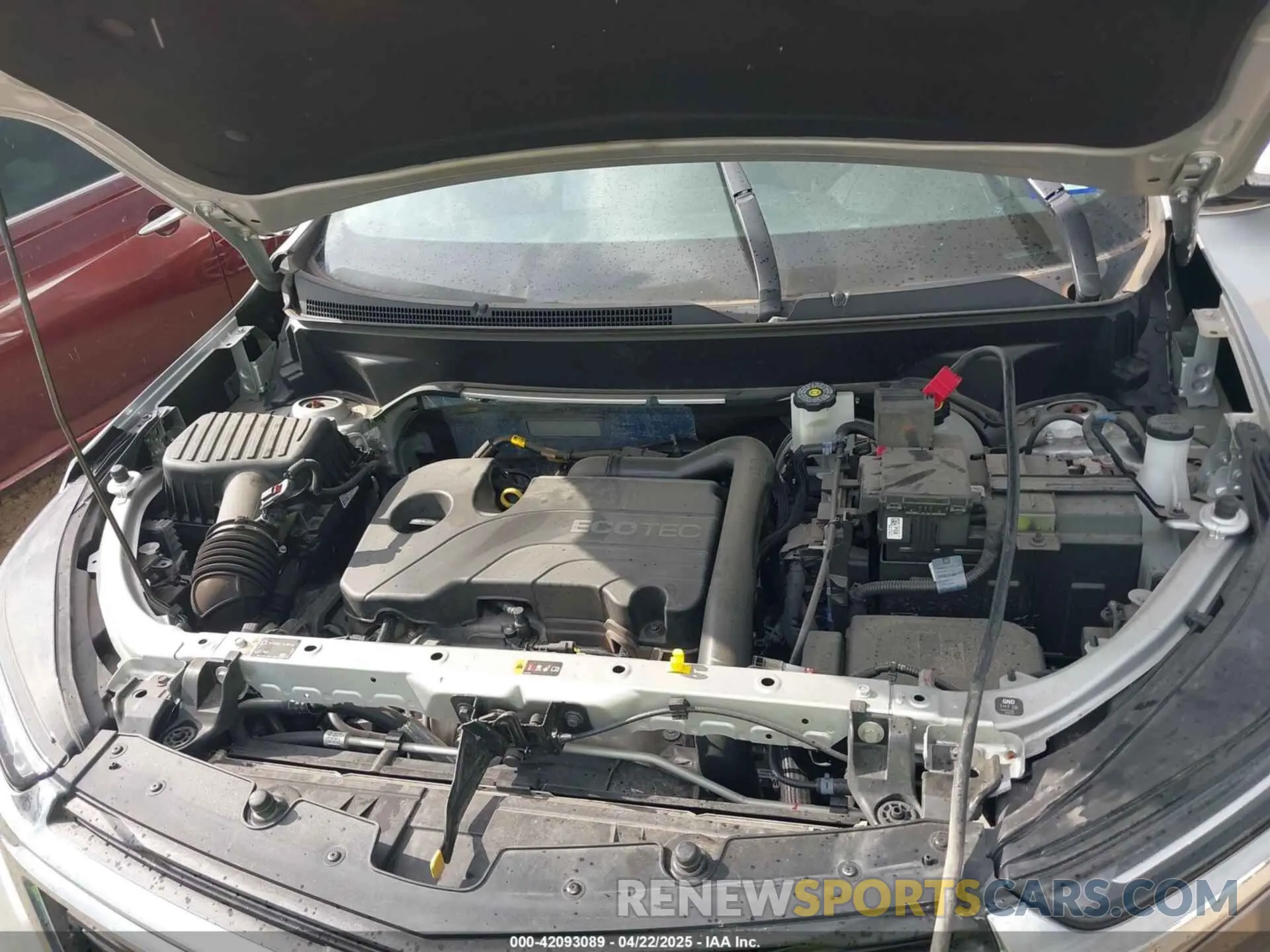 10 fotografías del automóvil dañado 3GNAXUEV8NL242161 CHEVROLET EQUINOX 2022