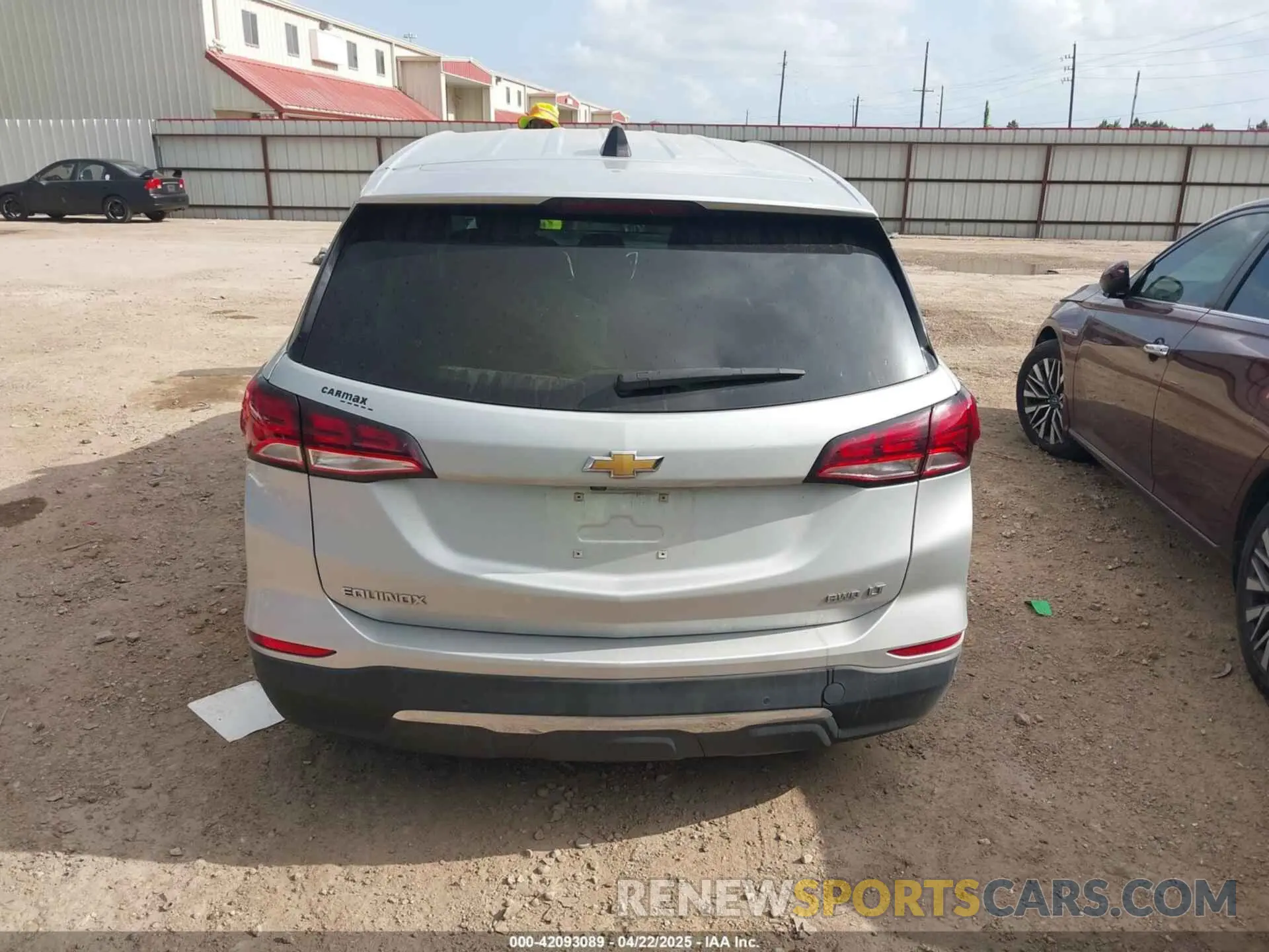 15 fotografías del automóvil dañado 3GNAXUEV8NL242161 CHEVROLET EQUINOX 2022