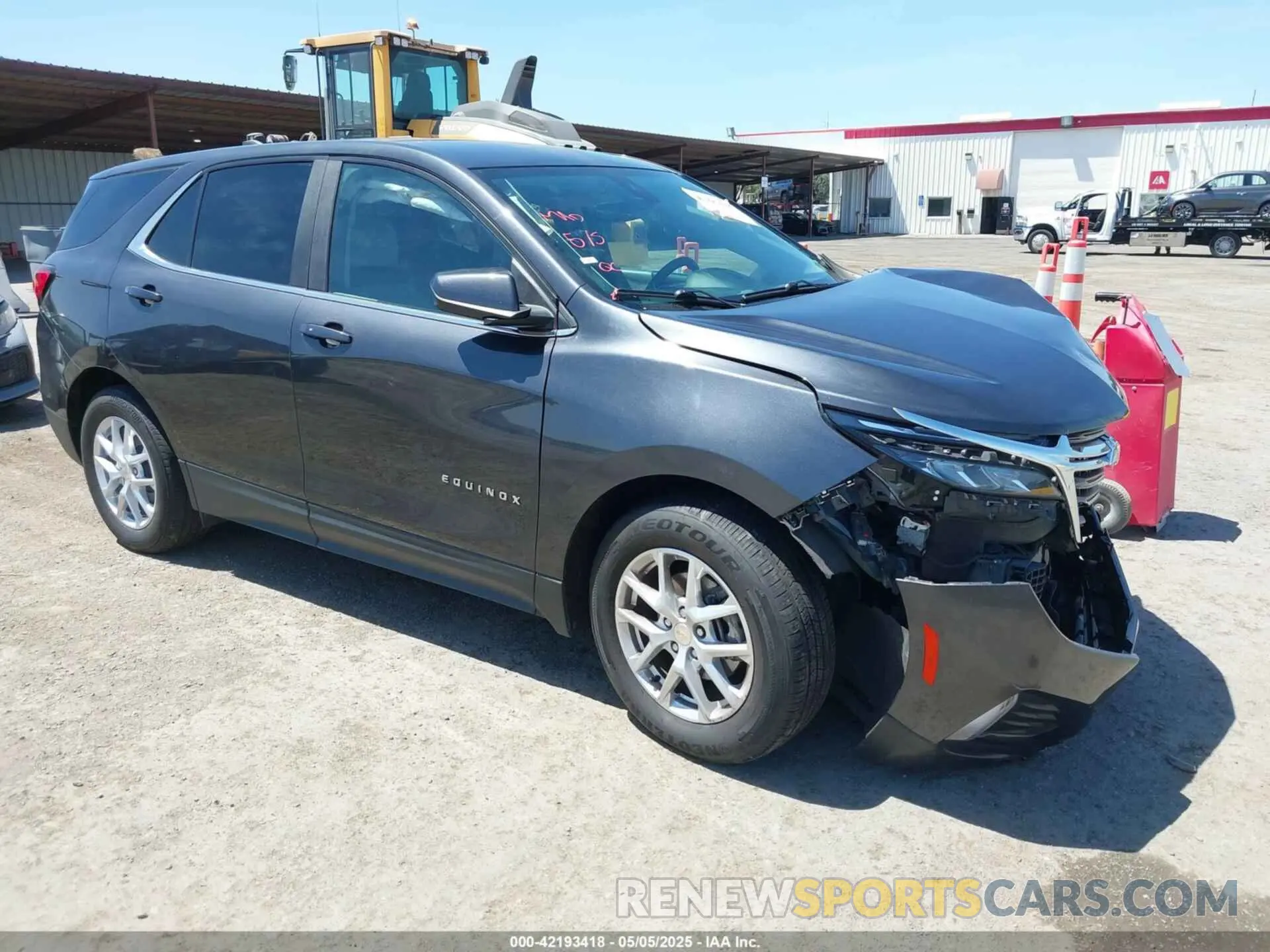 1 fotografías del automóvil dañado 3GNAXUEV8NS182016 CHEVROLET EQUINOX 2022