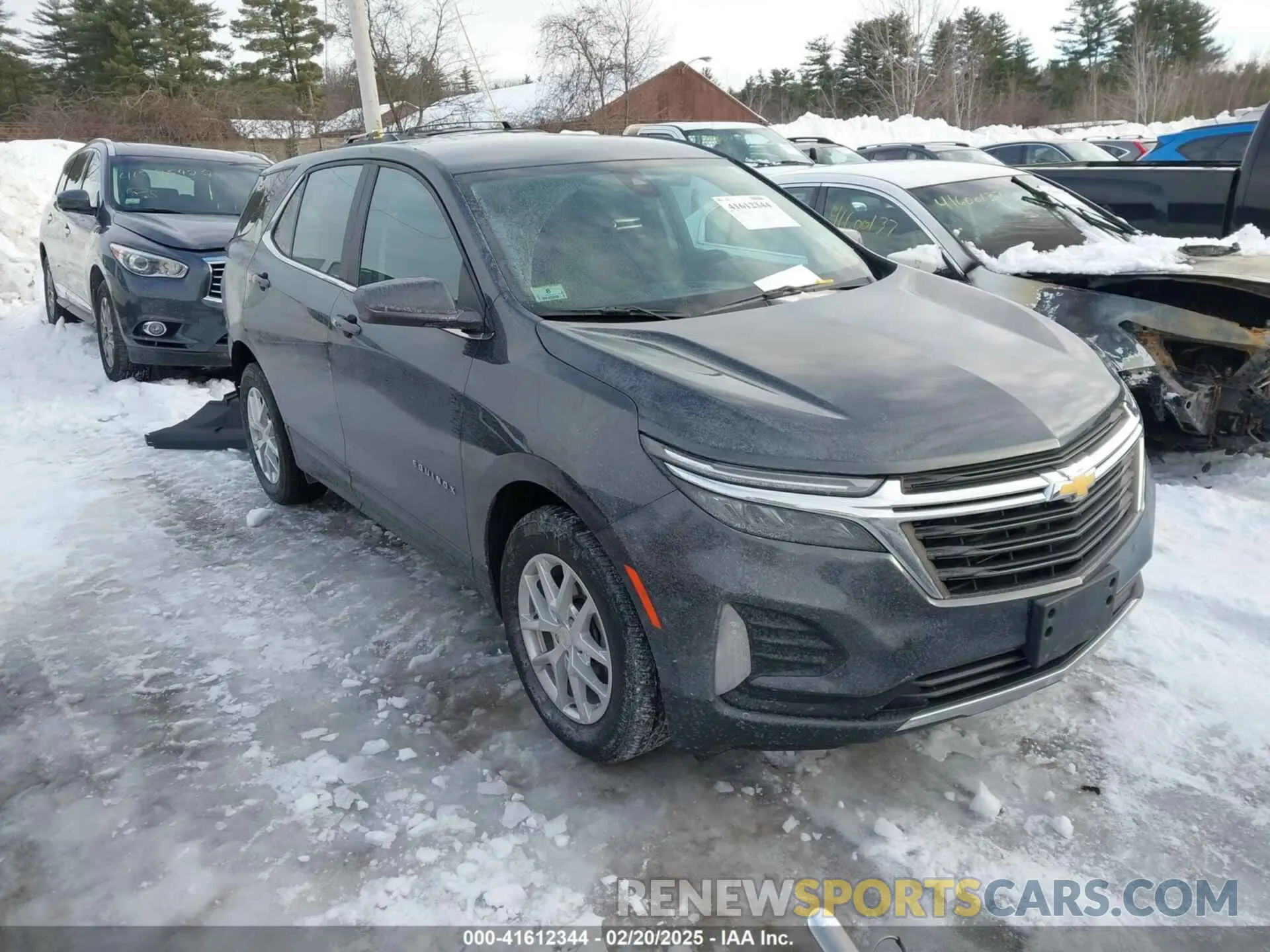 1 fotografías del automóvil dañado 3GNAXUEV8NS215337 CHEVROLET EQUINOX 2022