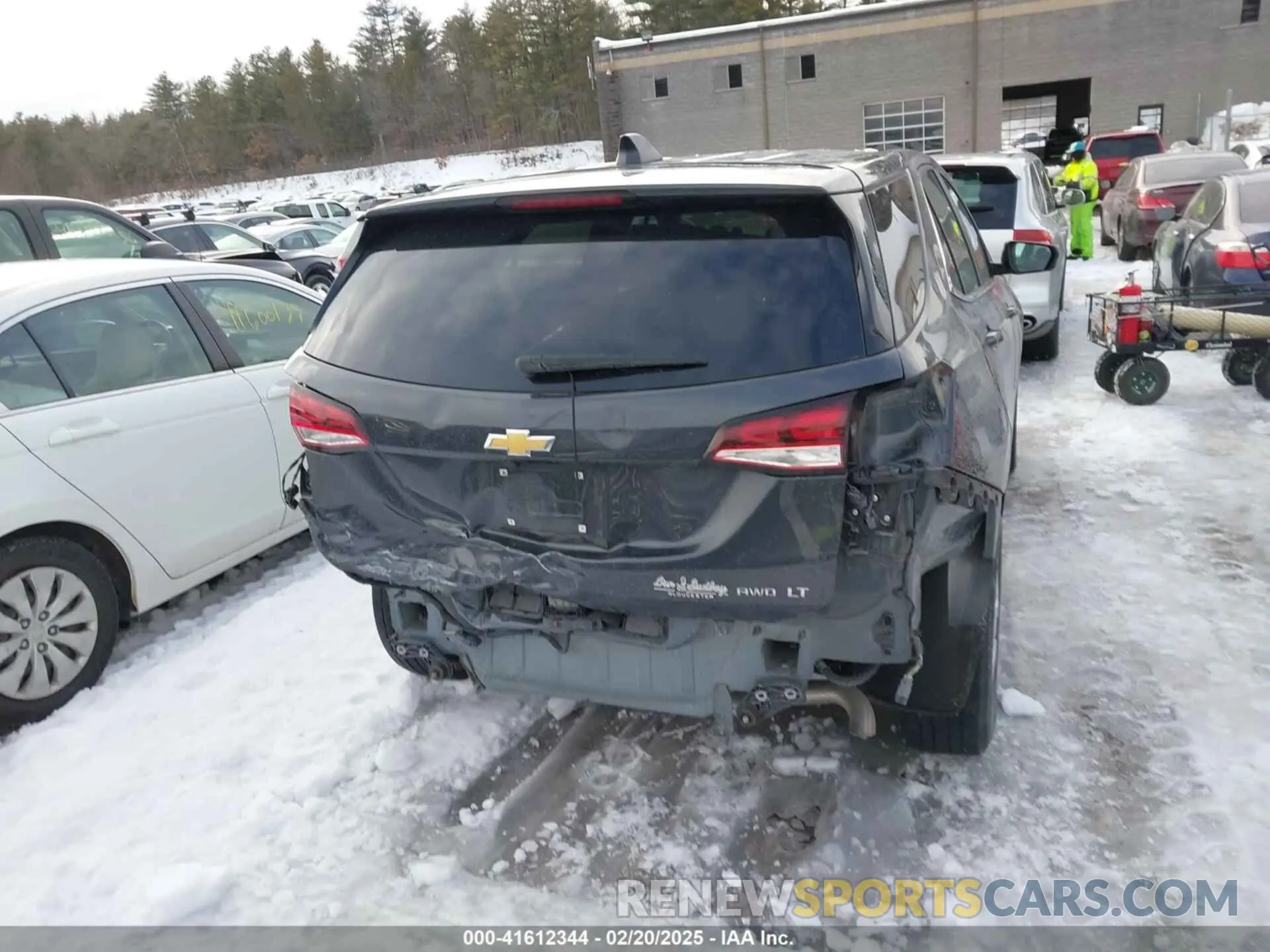 16 fotografías del automóvil dañado 3GNAXUEV8NS215337 CHEVROLET EQUINOX 2022