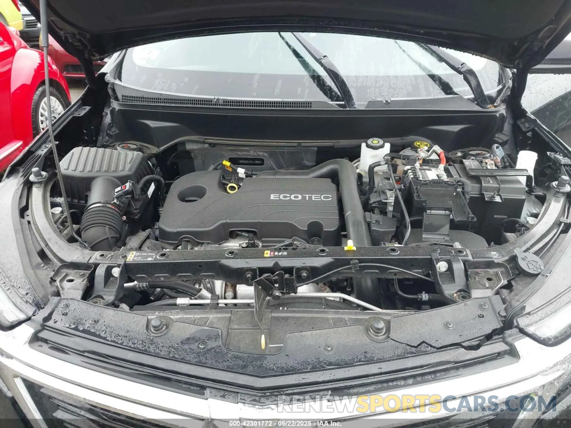 10 fotografías del automóvil dañado 3GNAXUEV9NL110154 CHEVROLET EQUINOX 2022