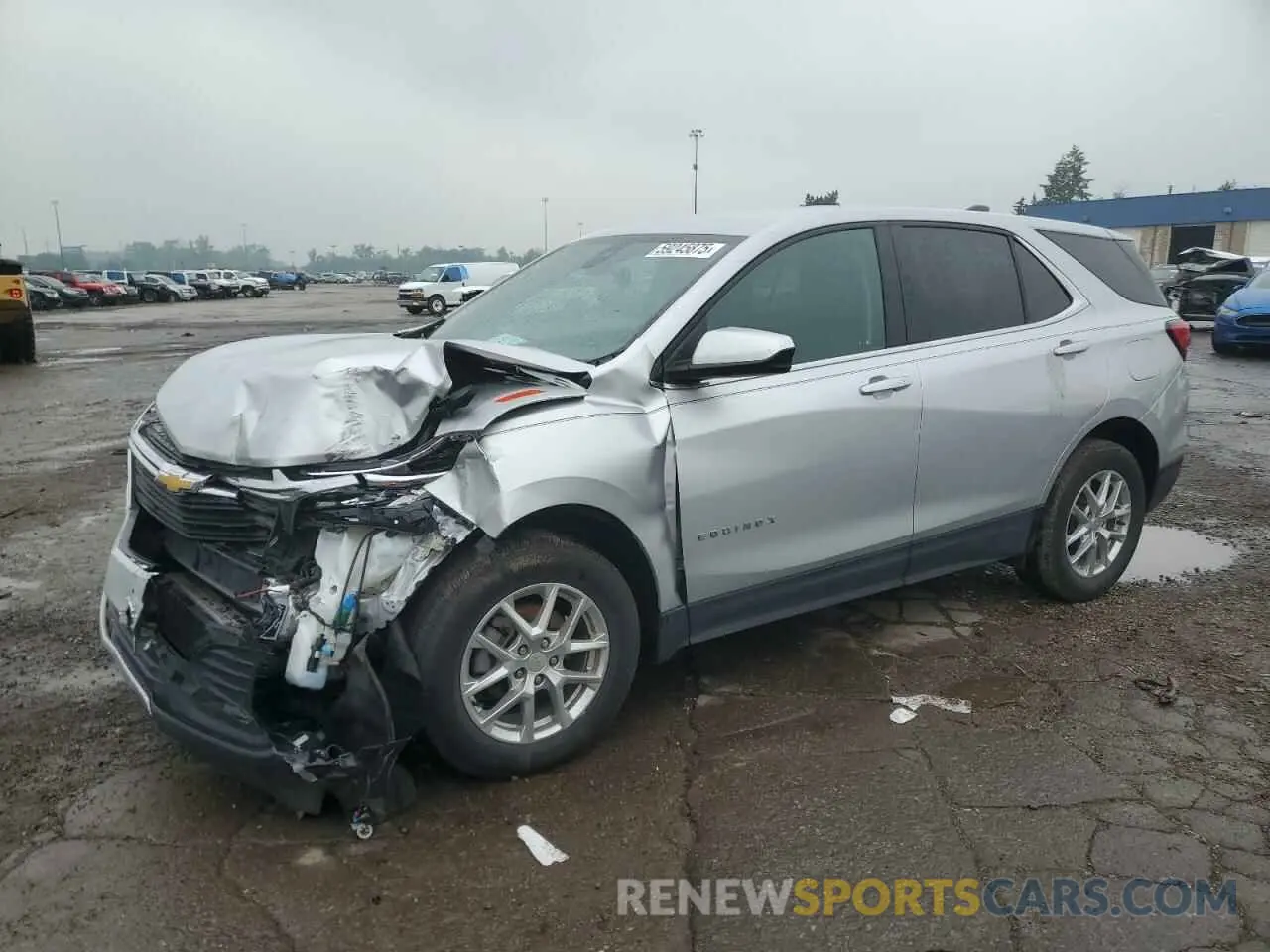 1 fotografías del automóvil dañado 3GNAXUEV9NL218791 CHEVROLET EQUINOX 2022