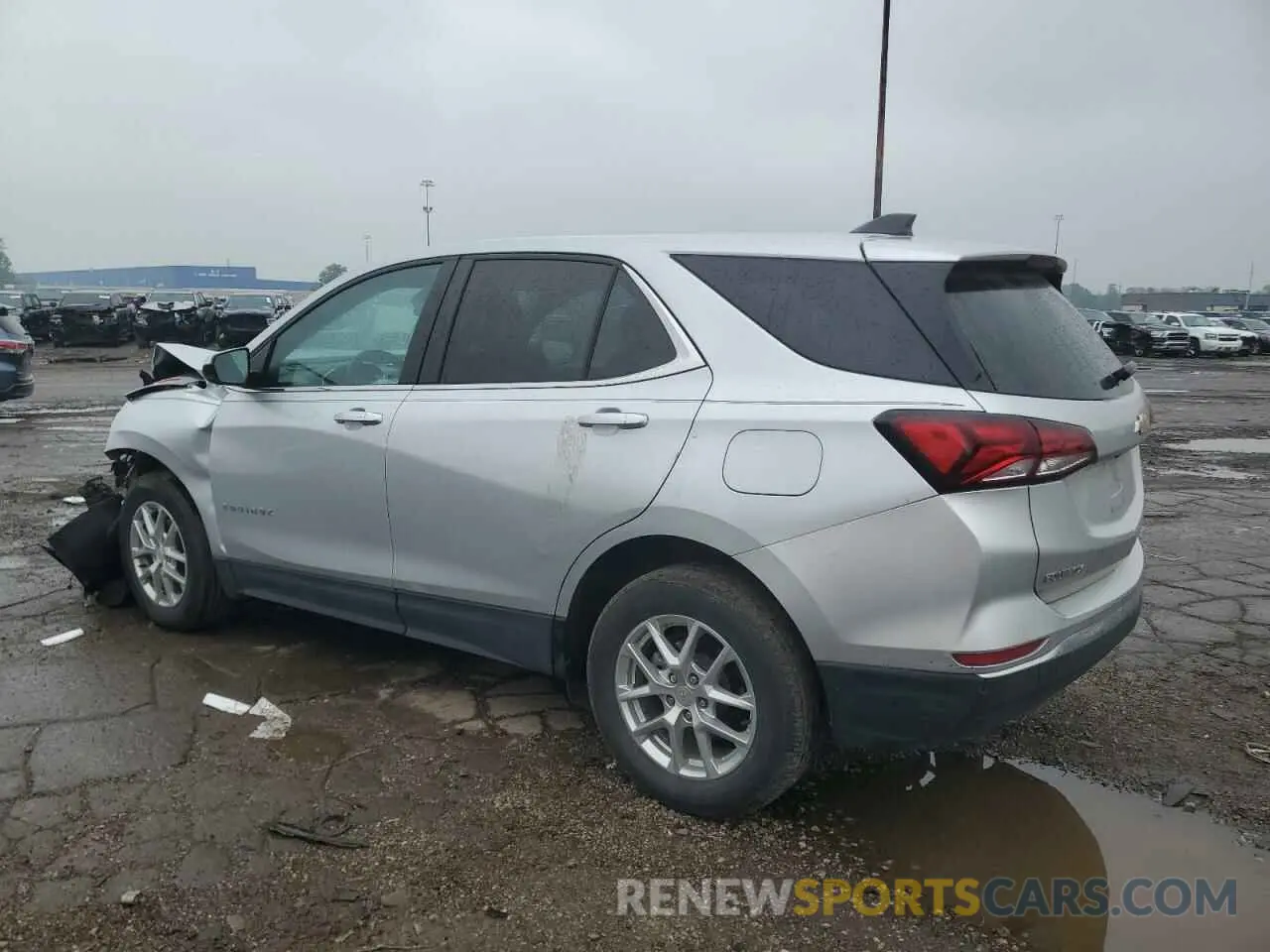 2 fotografías del automóvil dañado 3GNAXUEV9NL218791 CHEVROLET EQUINOX 2022