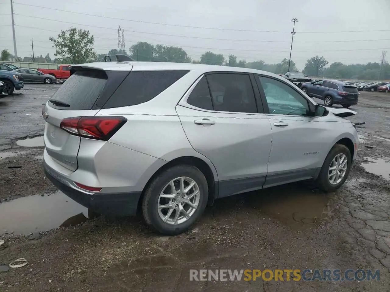 3 fotografías del automóvil dañado 3GNAXUEV9NL218791 CHEVROLET EQUINOX 2022