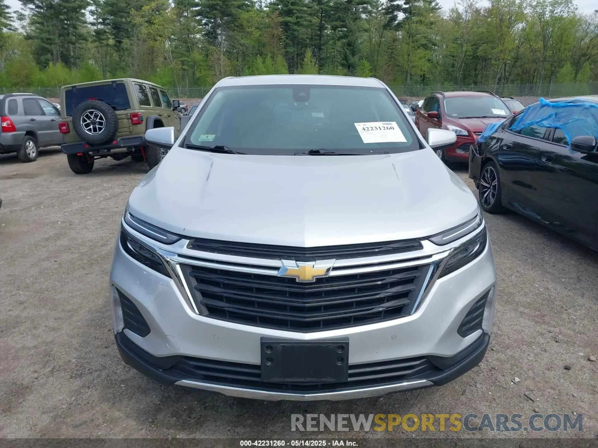 13 fotografías del automóvil dañado 3GNAXUEV9NL228902 CHEVROLET EQUINOX 2022