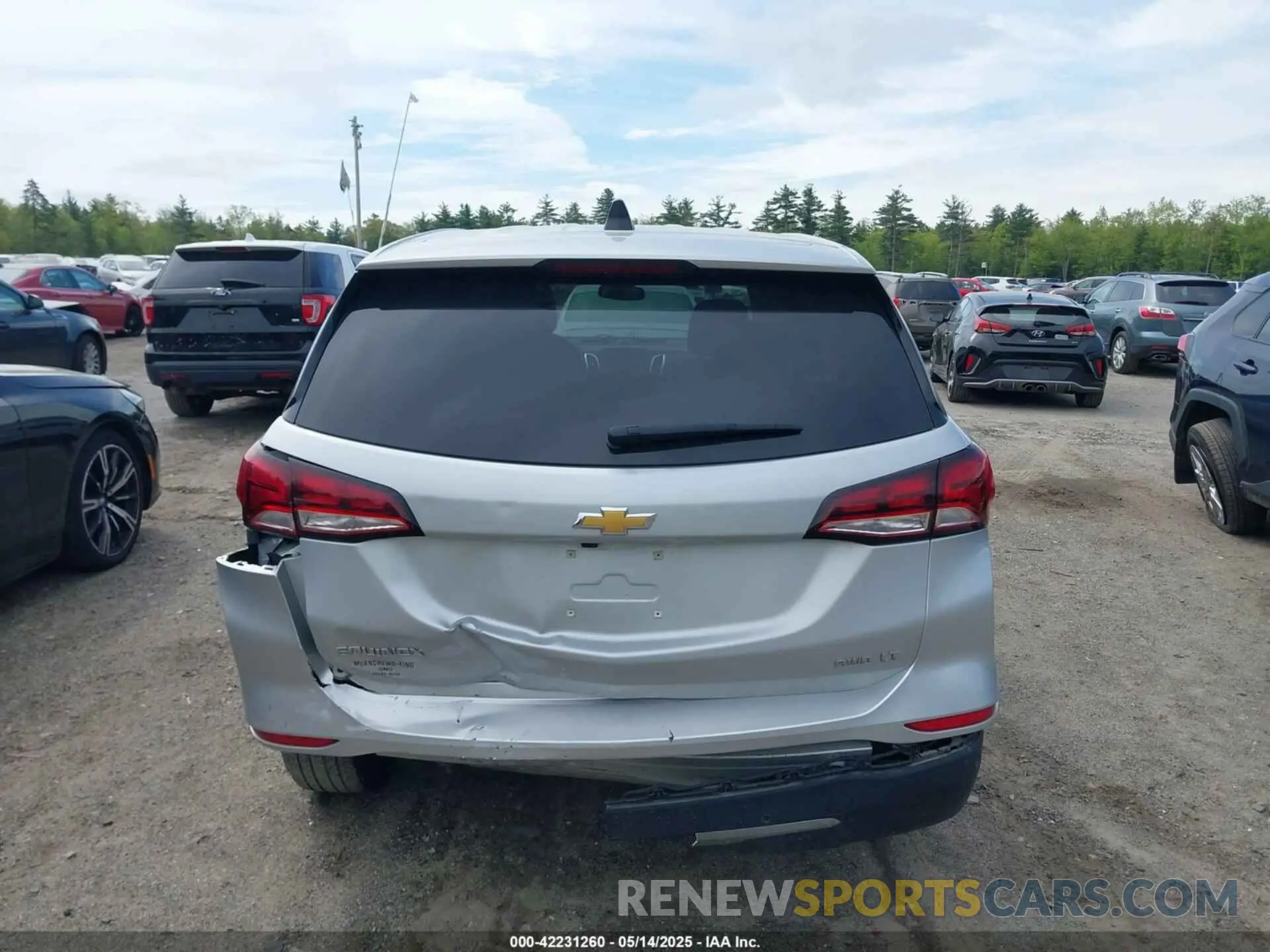 17 fotografías del automóvil dañado 3GNAXUEV9NL228902 CHEVROLET EQUINOX 2022
