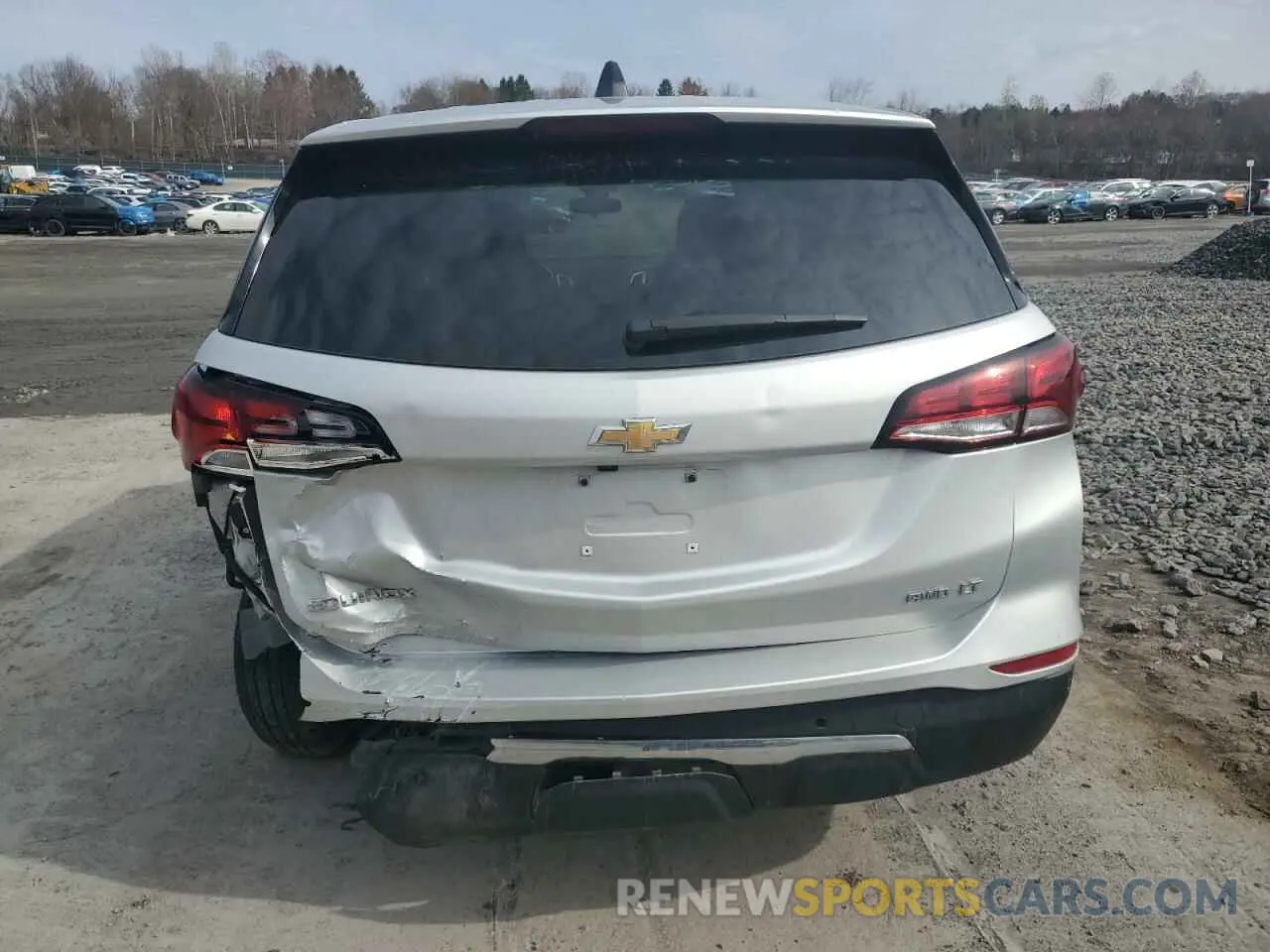6 fotografías del automóvil dañado 3GNAXUEV9NL232755 CHEVROLET EQUINOX 2022