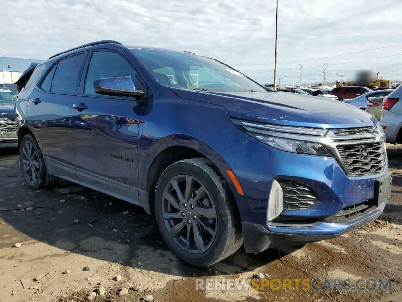 4 fotografías del automóvil dañado 3GNAXWEV6NS115278 CHEVROLET EQUINOX 2022