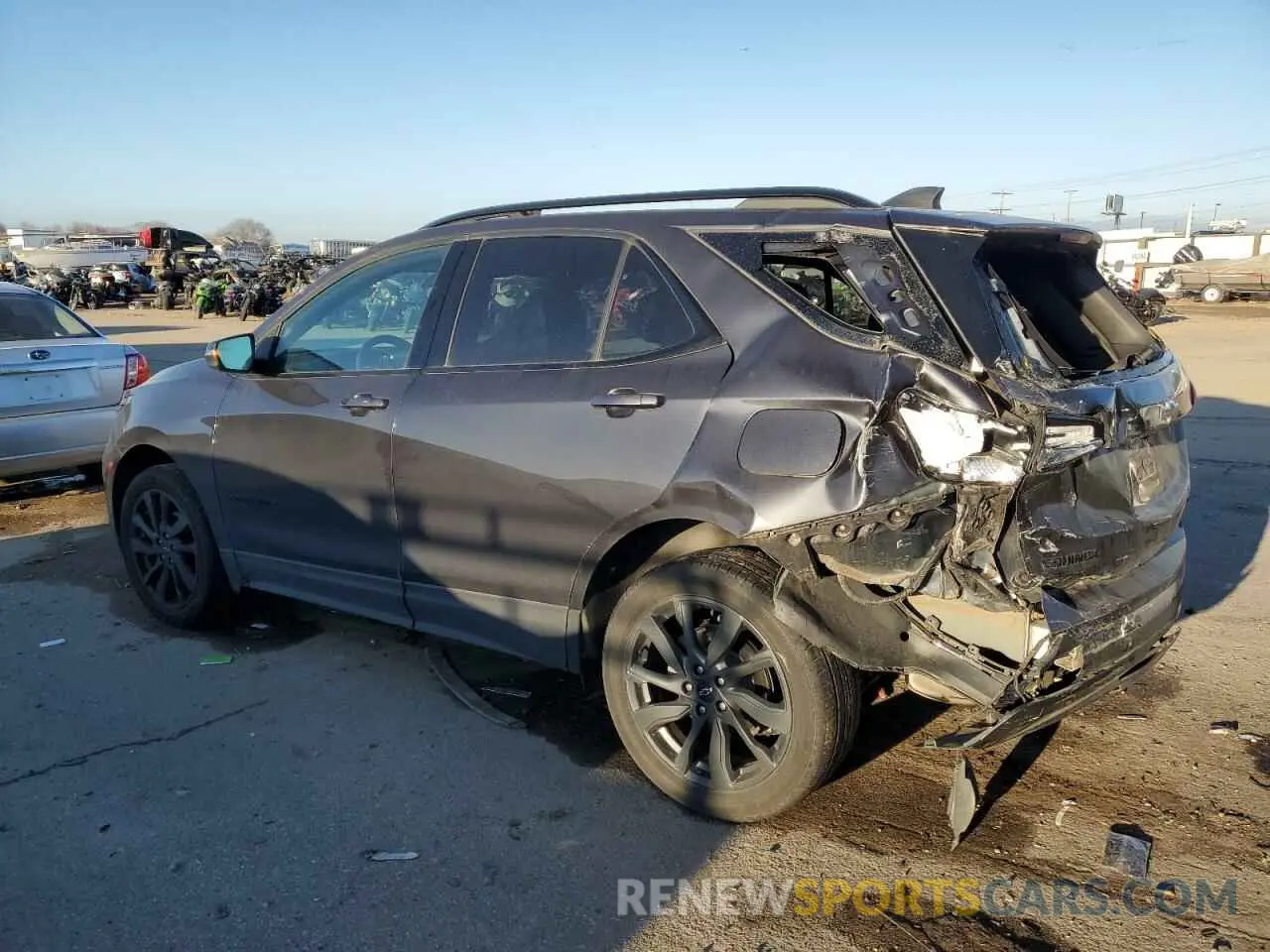 2 fotografías del automóvil dañado 3GNAXWEV6NS153464 CHEVROLET EQUINOX 2022