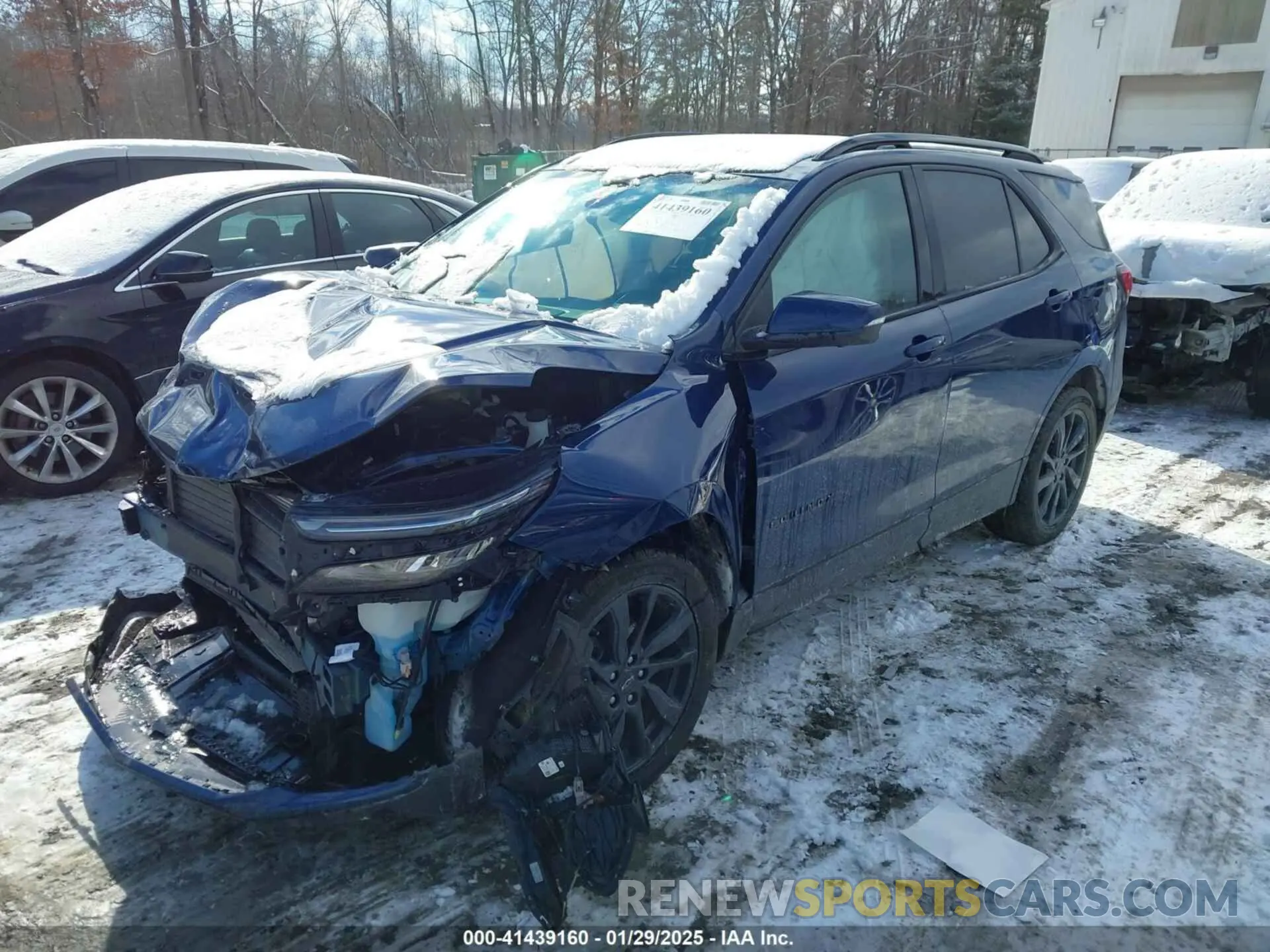 2 fotografías del automóvil dañado 3GNAXWEV8NS115718 CHEVROLET EQUINOX 2022