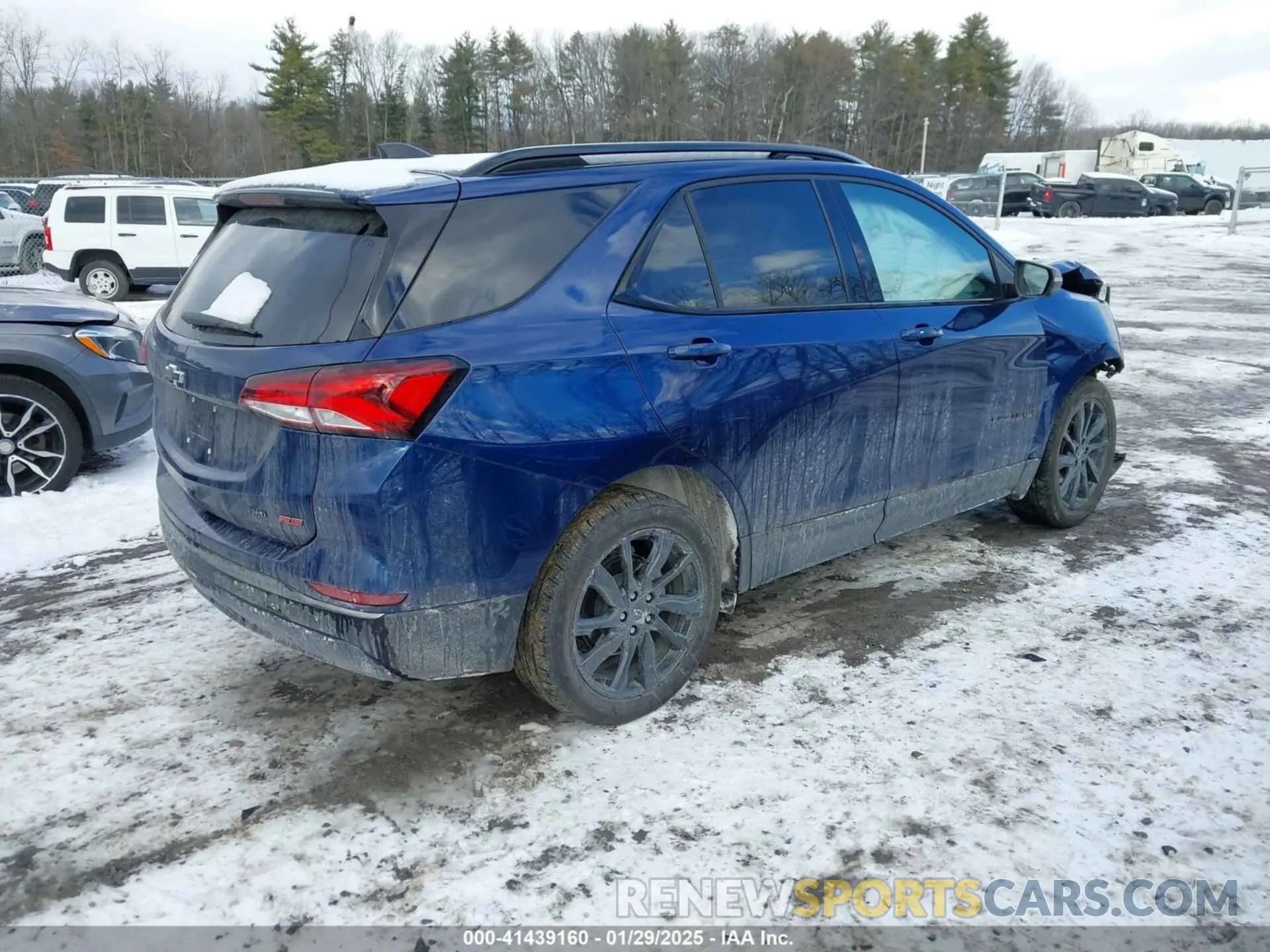 4 fotografías del automóvil dañado 3GNAXWEV8NS115718 CHEVROLET EQUINOX 2022