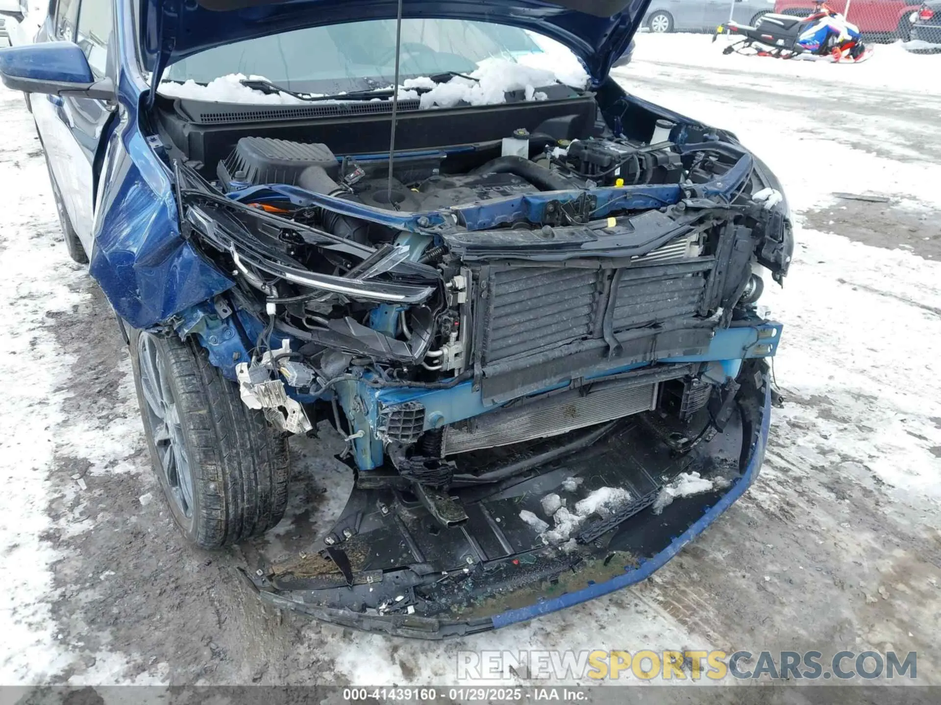 6 fotografías del automóvil dañado 3GNAXWEV8NS115718 CHEVROLET EQUINOX 2022