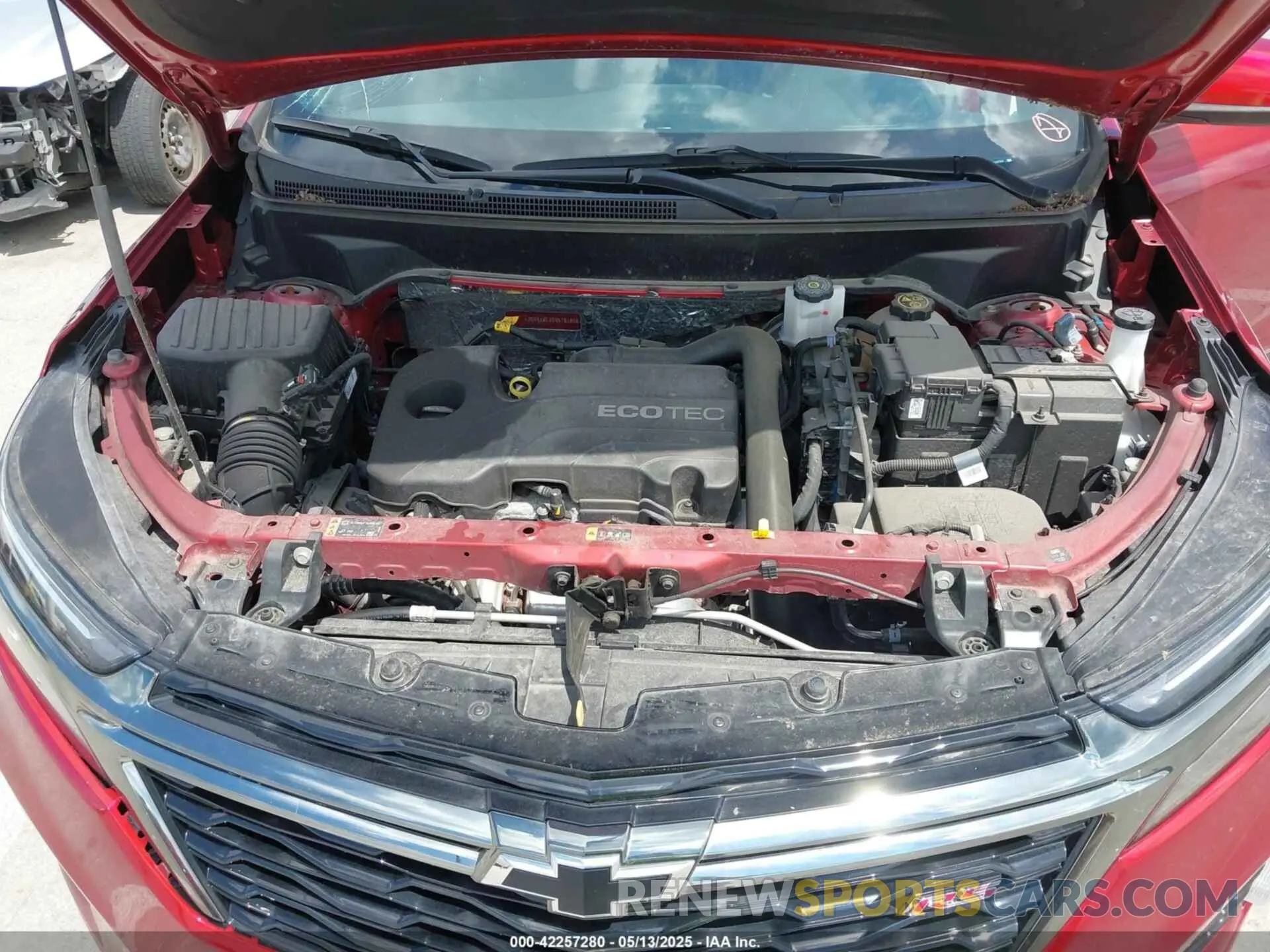 10 fotografías del automóvil dañado 3GNAXWEV9NS181906 CHEVROLET EQUINOX 2022