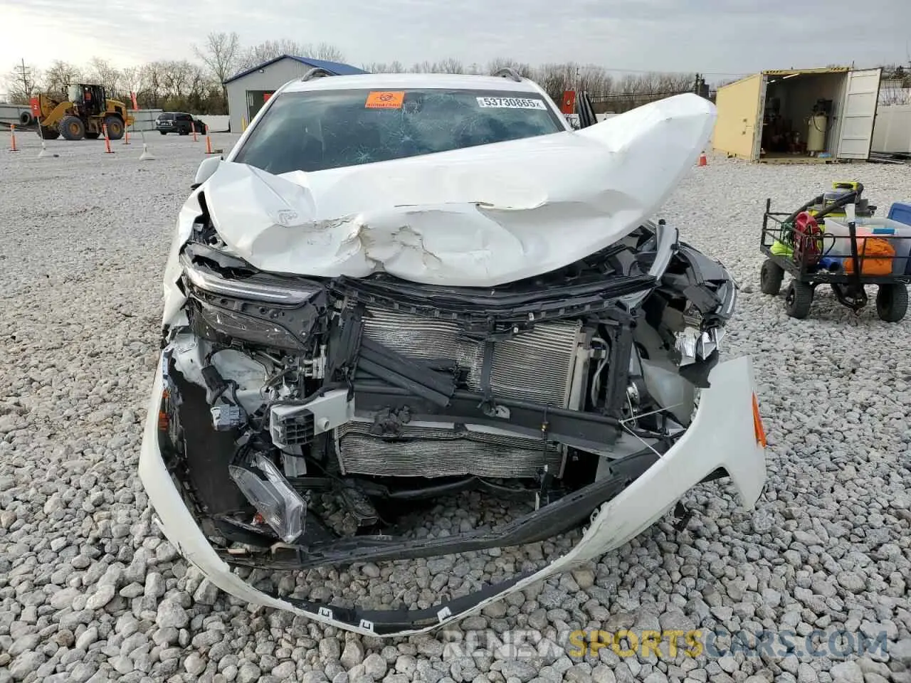 5 fotografías del automóvil dañado 3GNAXWEV9NS195563 CHEVROLET EQUINOX 2022