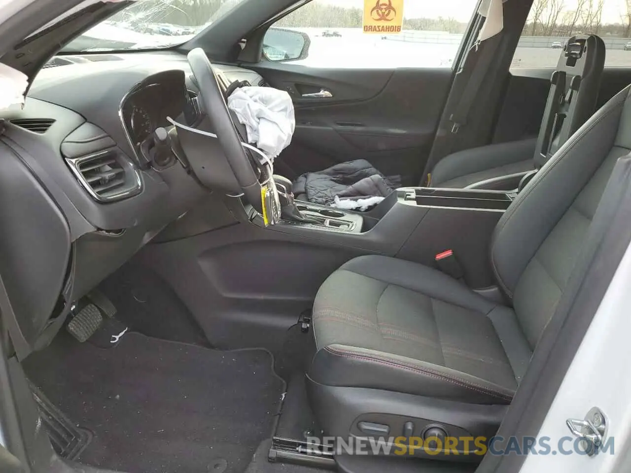 7 fotografías del automóvil dañado 3GNAXWEV9NS195563 CHEVROLET EQUINOX 2022