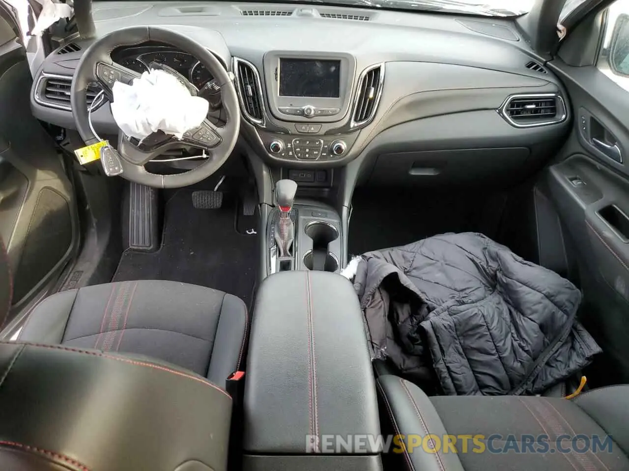 8 fotografías del automóvil dañado 3GNAXWEV9NS195563 CHEVROLET EQUINOX 2022