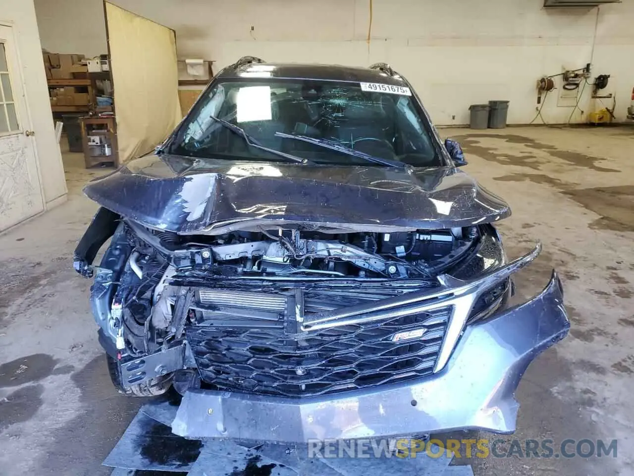 5 fotografías del automóvil dañado 3GNAXWEVXNS107250 CHEVROLET EQUINOX 2022