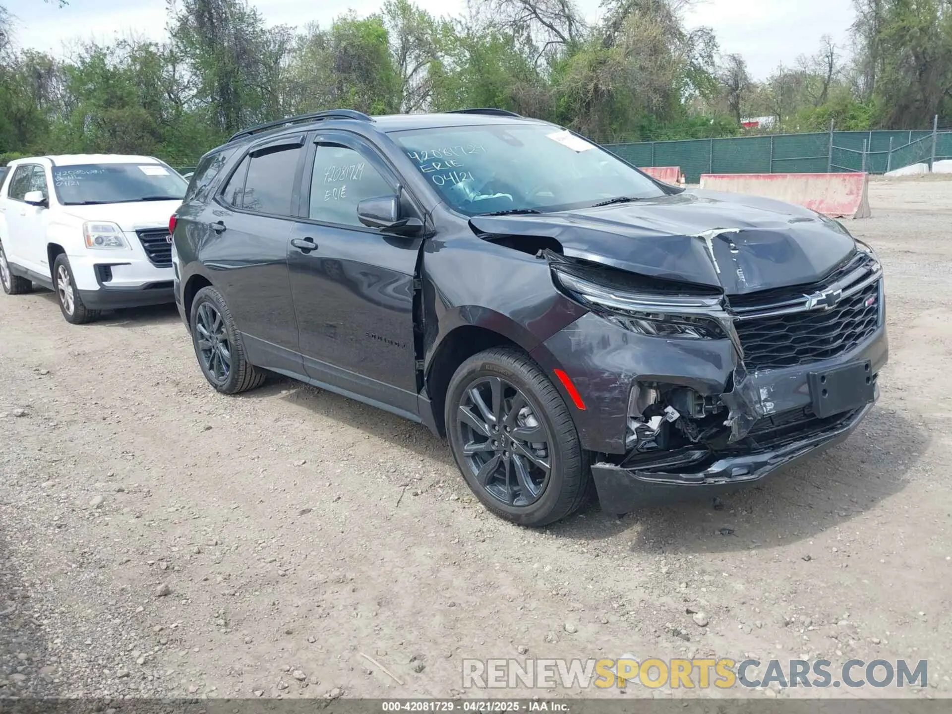 1 fotografías del automóvil dañado 3GNAXWEVXNS200513 CHEVROLET EQUINOX 2022