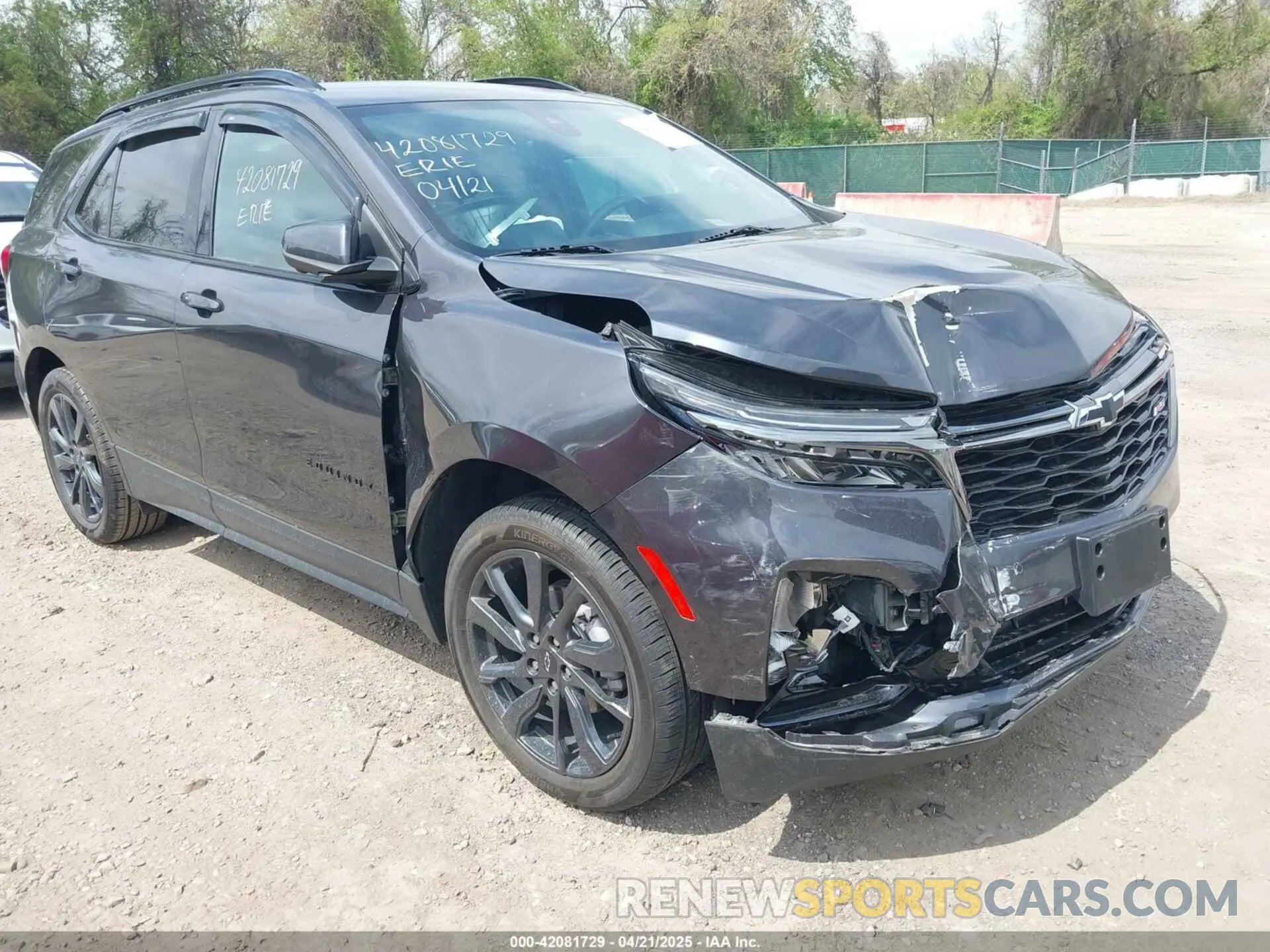 18 fotografías del automóvil dañado 3GNAXWEVXNS200513 CHEVROLET EQUINOX 2022