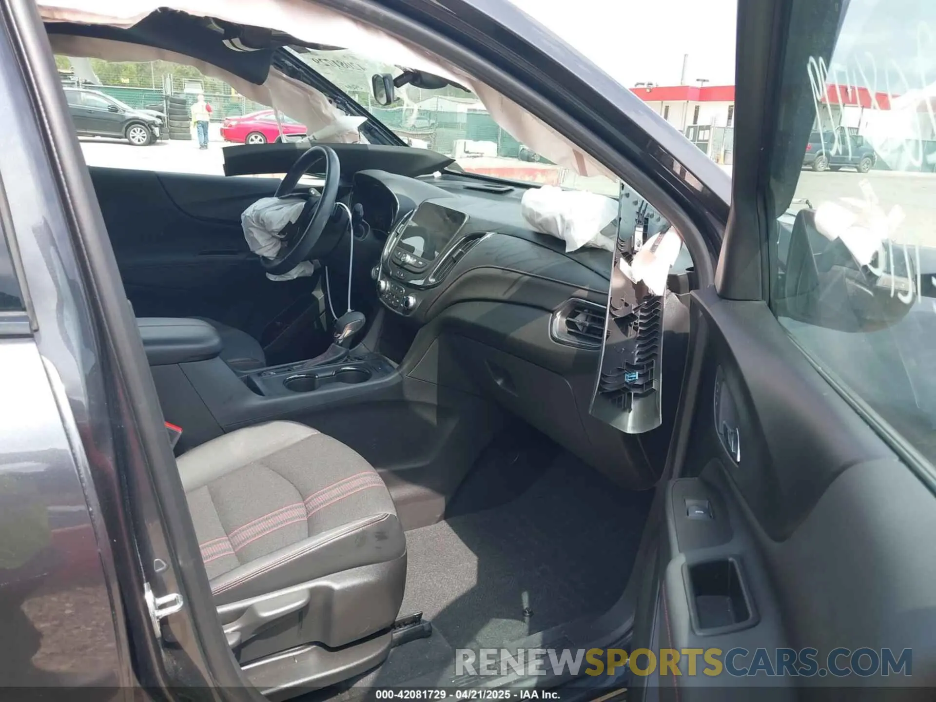 5 fotografías del automóvil dañado 3GNAXWEVXNS200513 CHEVROLET EQUINOX 2022