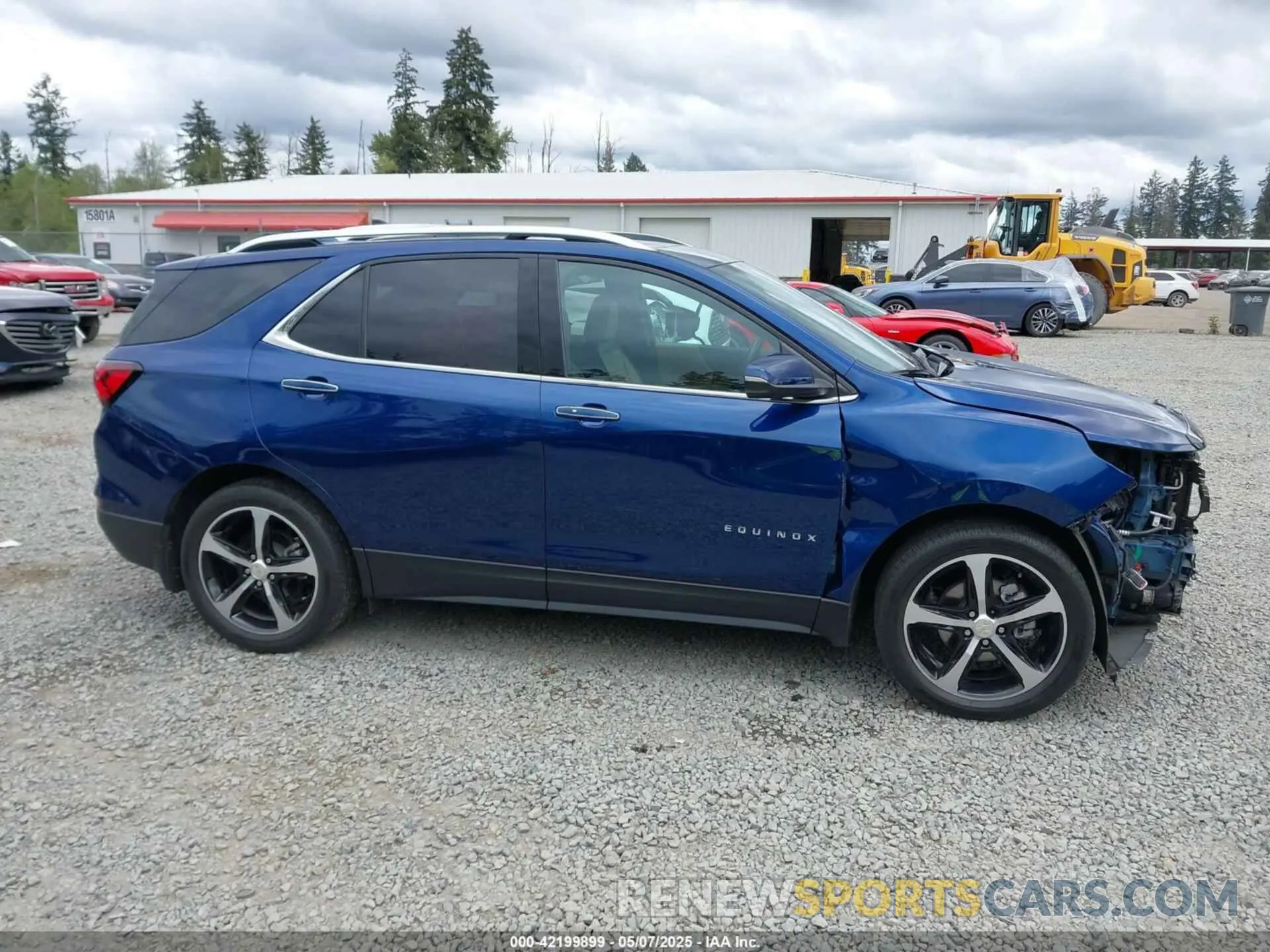14 fotografías del automóvil dañado 3GNAXXEV5NS105492 CHEVROLET EQUINOX 2022