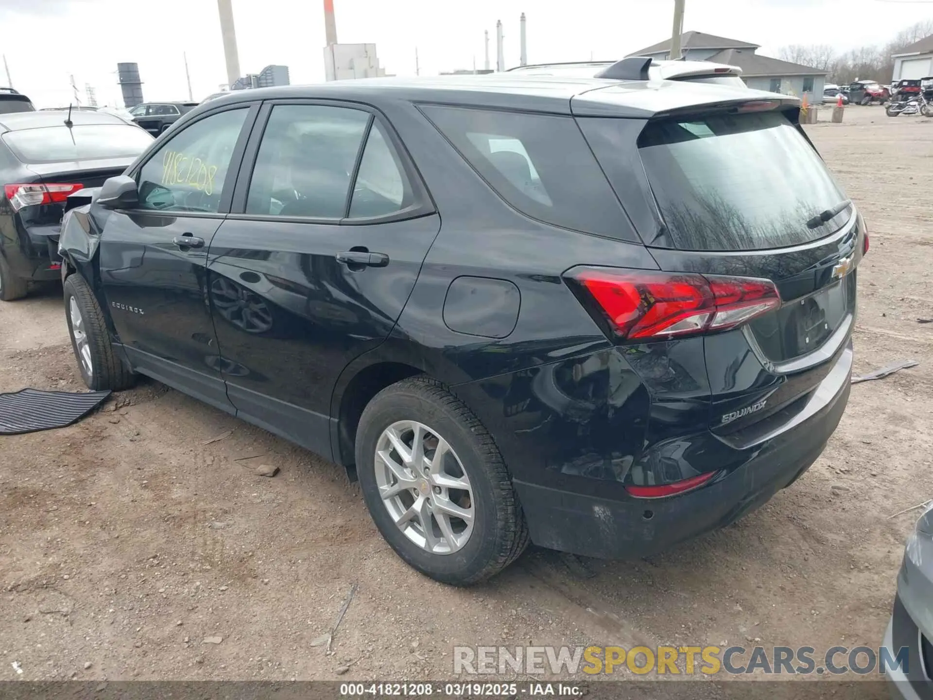 3 fotografías del automóvil dañado 3GNAX5EG1PL254954 CHEVROLET EQUINOX 2023