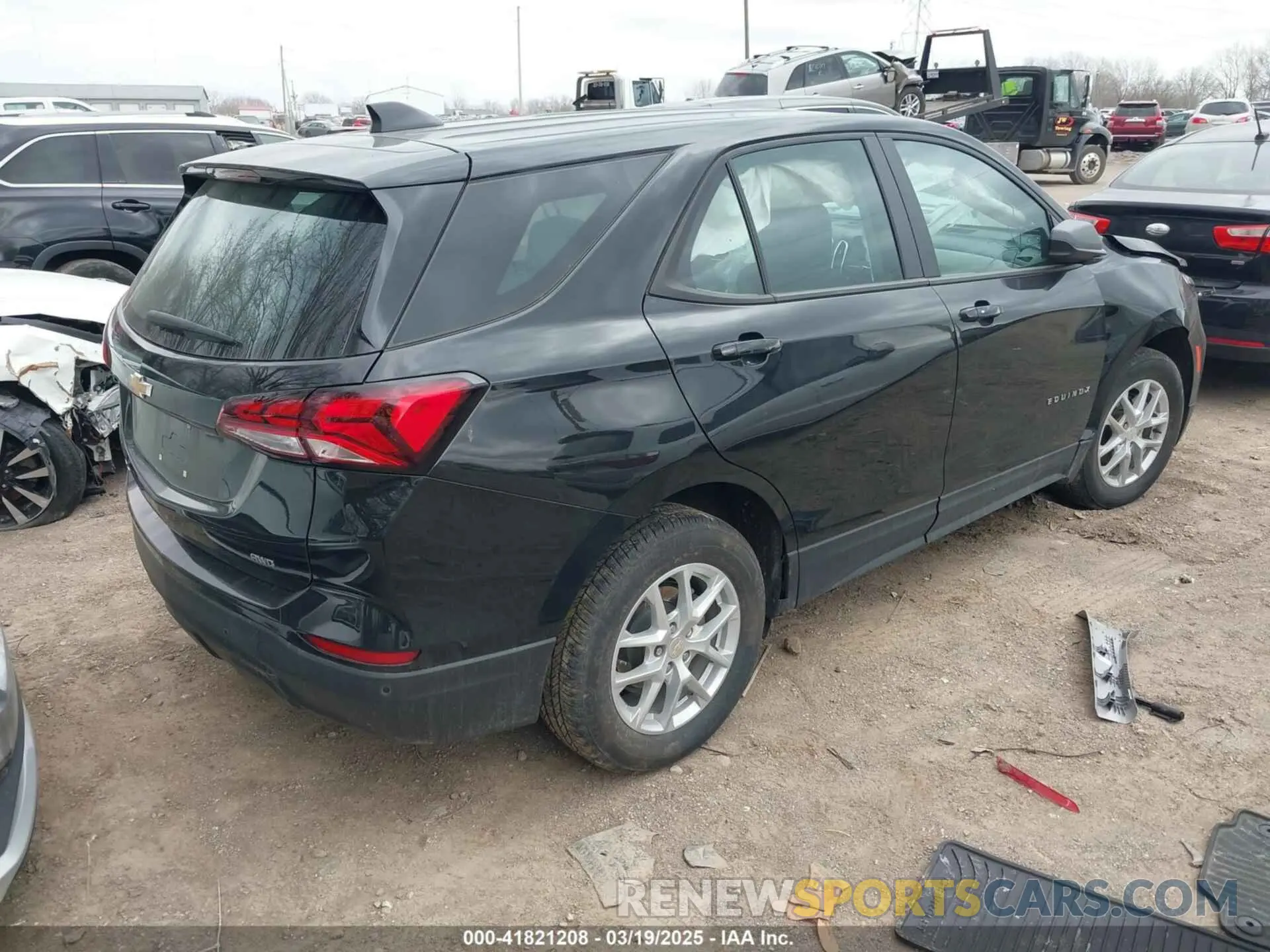 4 fotografías del automóvil dañado 3GNAX5EG1PL254954 CHEVROLET EQUINOX 2023