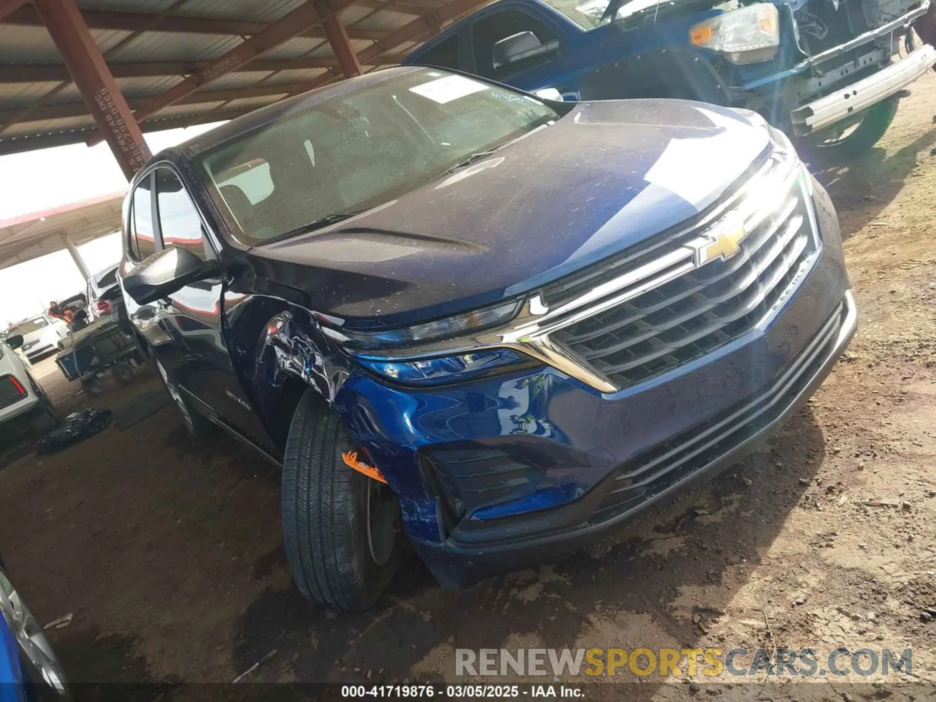 1 fotografías del automóvil dañado 3GNAXHEG1PL166357 CHEVROLET EQUINOX 2023