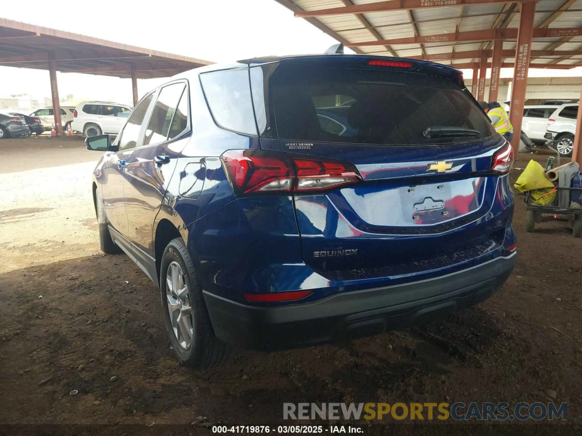 3 fotografías del automóvil dañado 3GNAXHEG1PL166357 CHEVROLET EQUINOX 2023