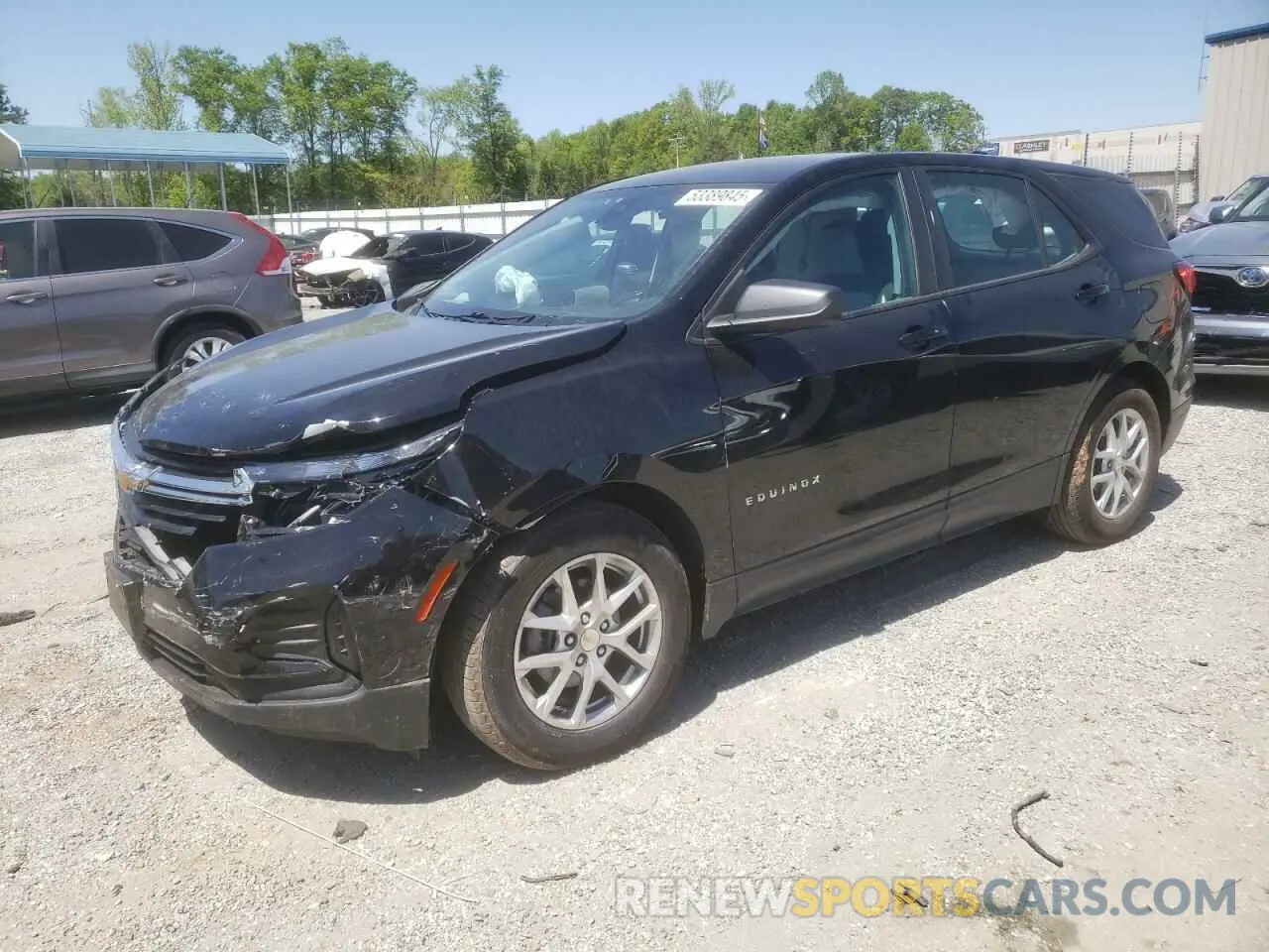 1 fotografías del automóvil dañado 3GNAXHEG1PL200877 CHEVROLET EQUINOX 2023