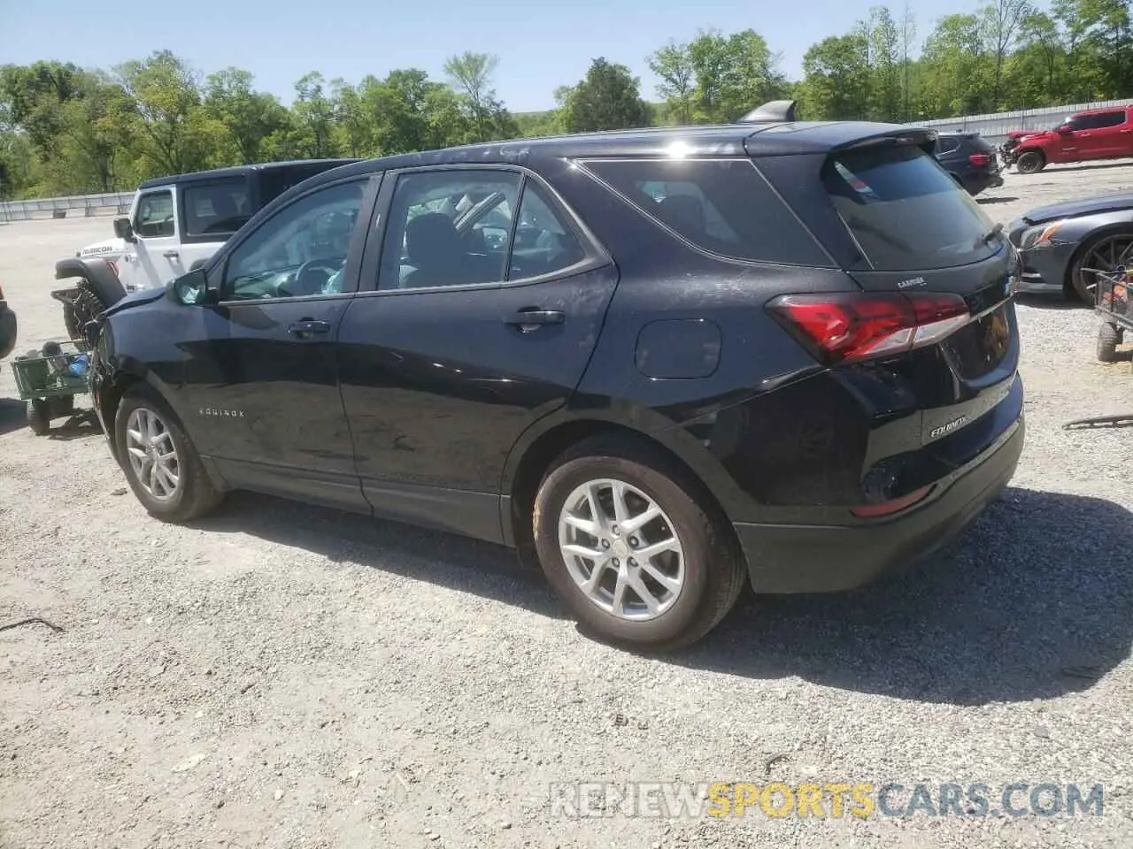 2 fotografías del automóvil dañado 3GNAXHEG1PL200877 CHEVROLET EQUINOX 2023
