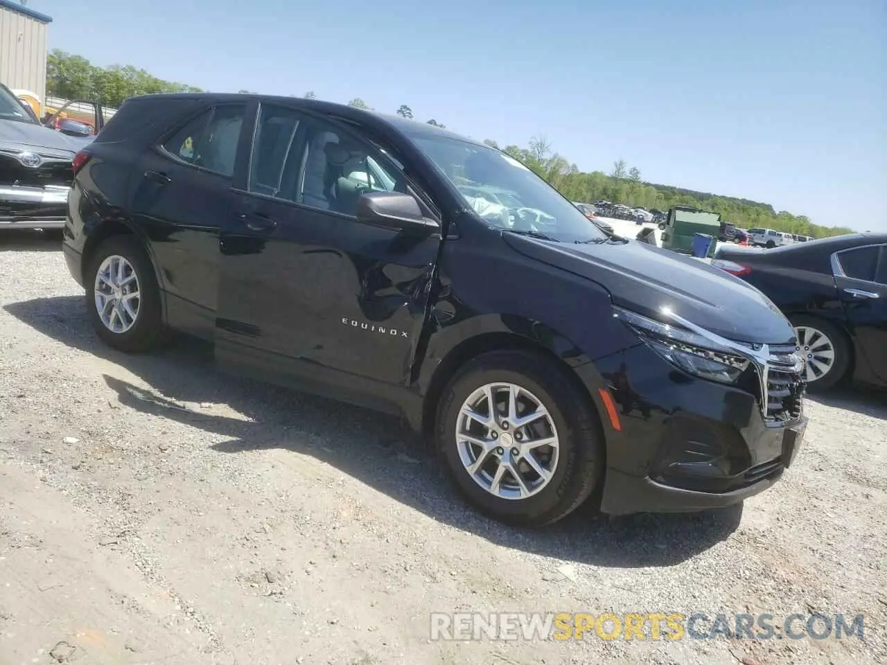 4 fotografías del automóvil dañado 3GNAXHEG1PL200877 CHEVROLET EQUINOX 2023