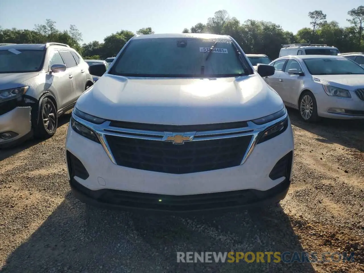 5 fotografías del automóvil dañado 3GNAXHEG2PL177156 CHEVROLET EQUINOX 2023