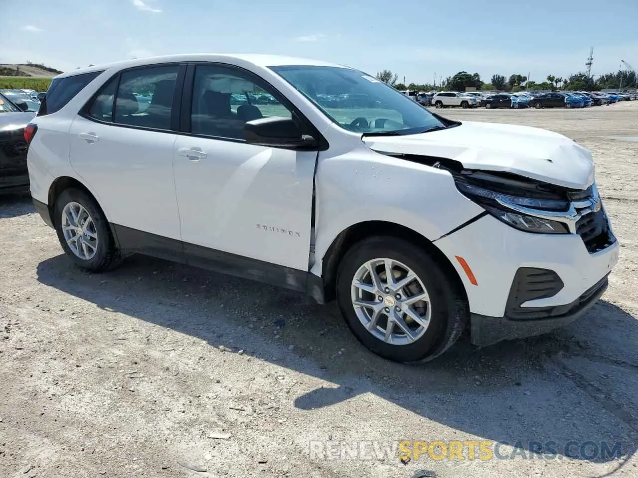 4 fotografías del automóvil dañado 3GNAXHEG2PL251207 CHEVROLET EQUINOX 2023