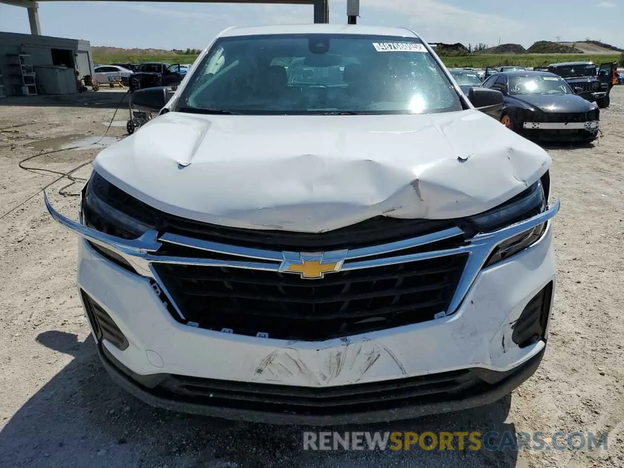 5 fotografías del automóvil dañado 3GNAXHEG2PL251207 CHEVROLET EQUINOX 2023