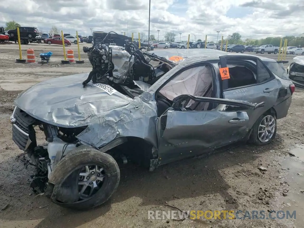 1 fotografías del automóvil dañado 3GNAXHEG3PL120772 CHEVROLET EQUINOX 2023