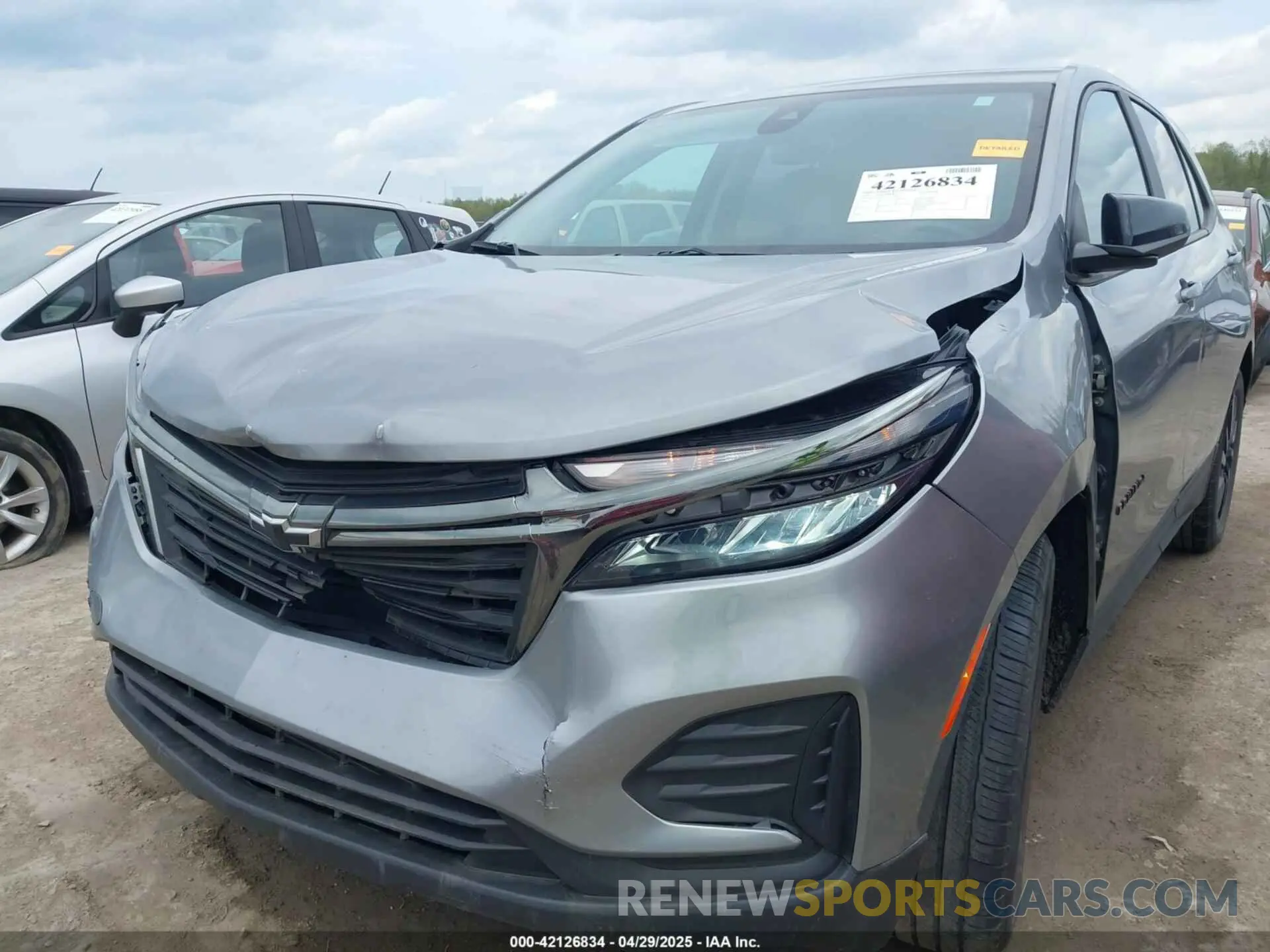 6 fotografías del automóvil dañado 3GNAXHEG3PL157644 CHEVROLET EQUINOX 2023