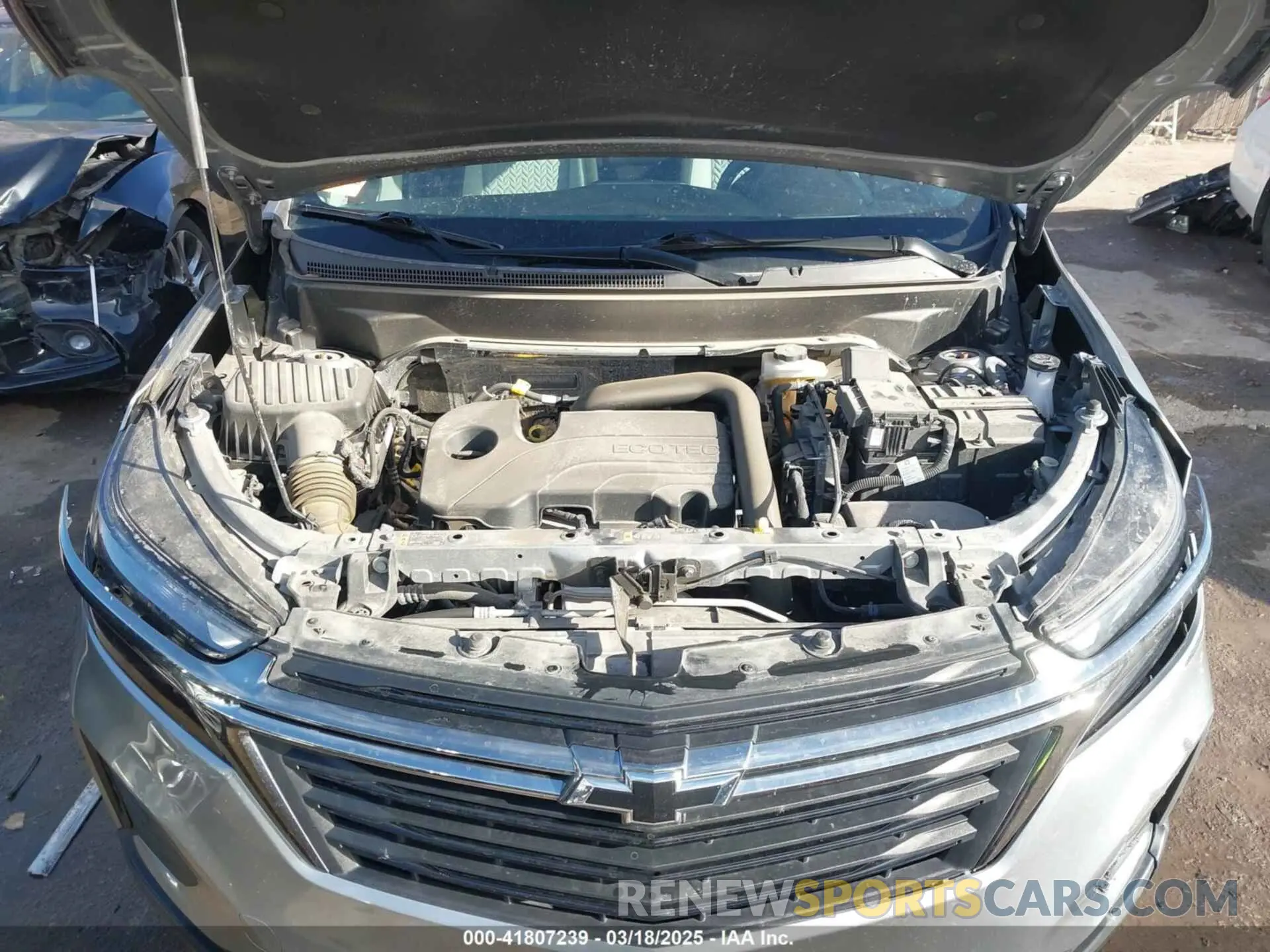 10 fotografías del automóvil dañado 3GNAXHEG7PL128521 CHEVROLET EQUINOX 2023