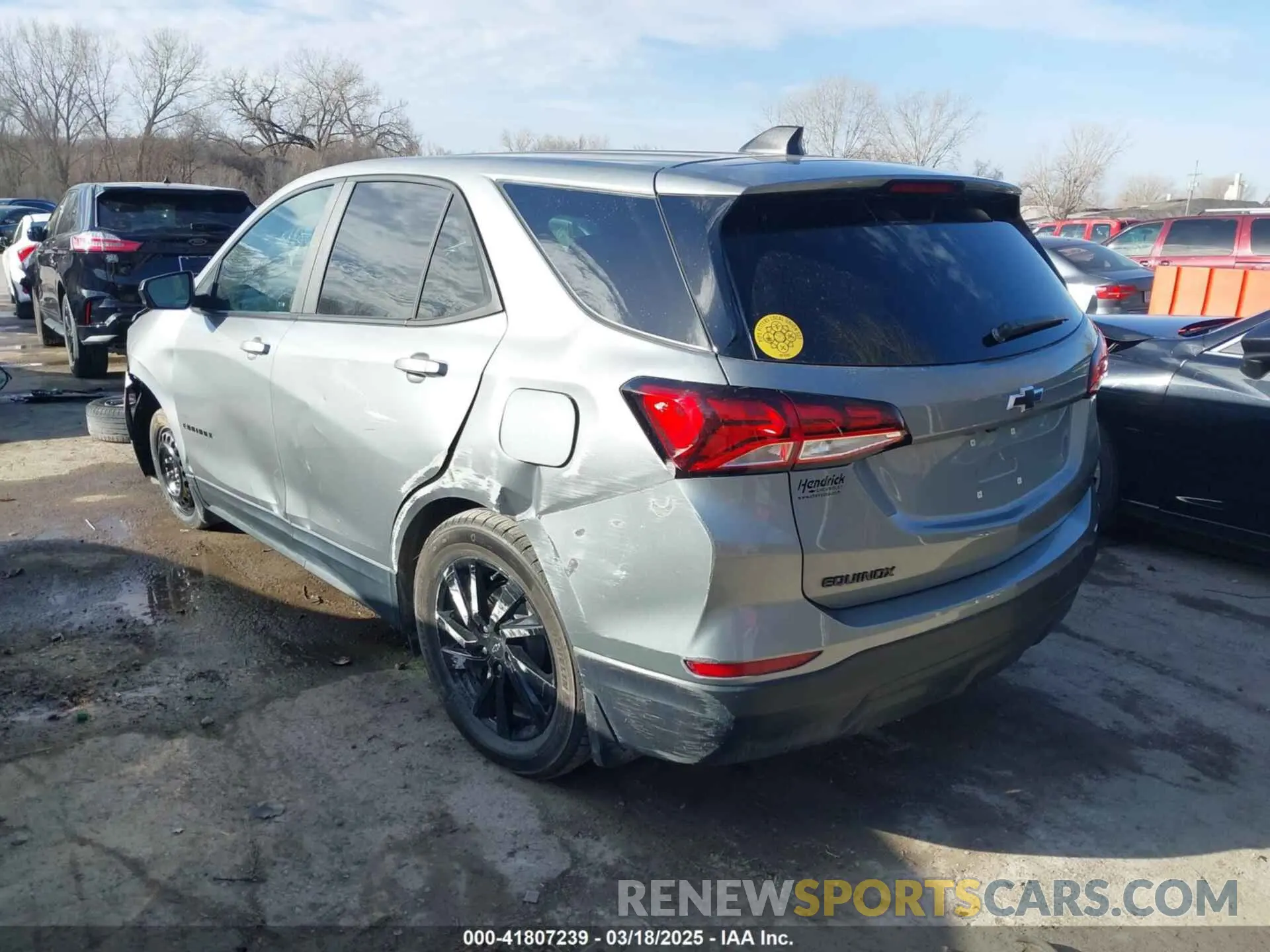 3 fotografías del automóvil dañado 3GNAXHEG7PL128521 CHEVROLET EQUINOX 2023
