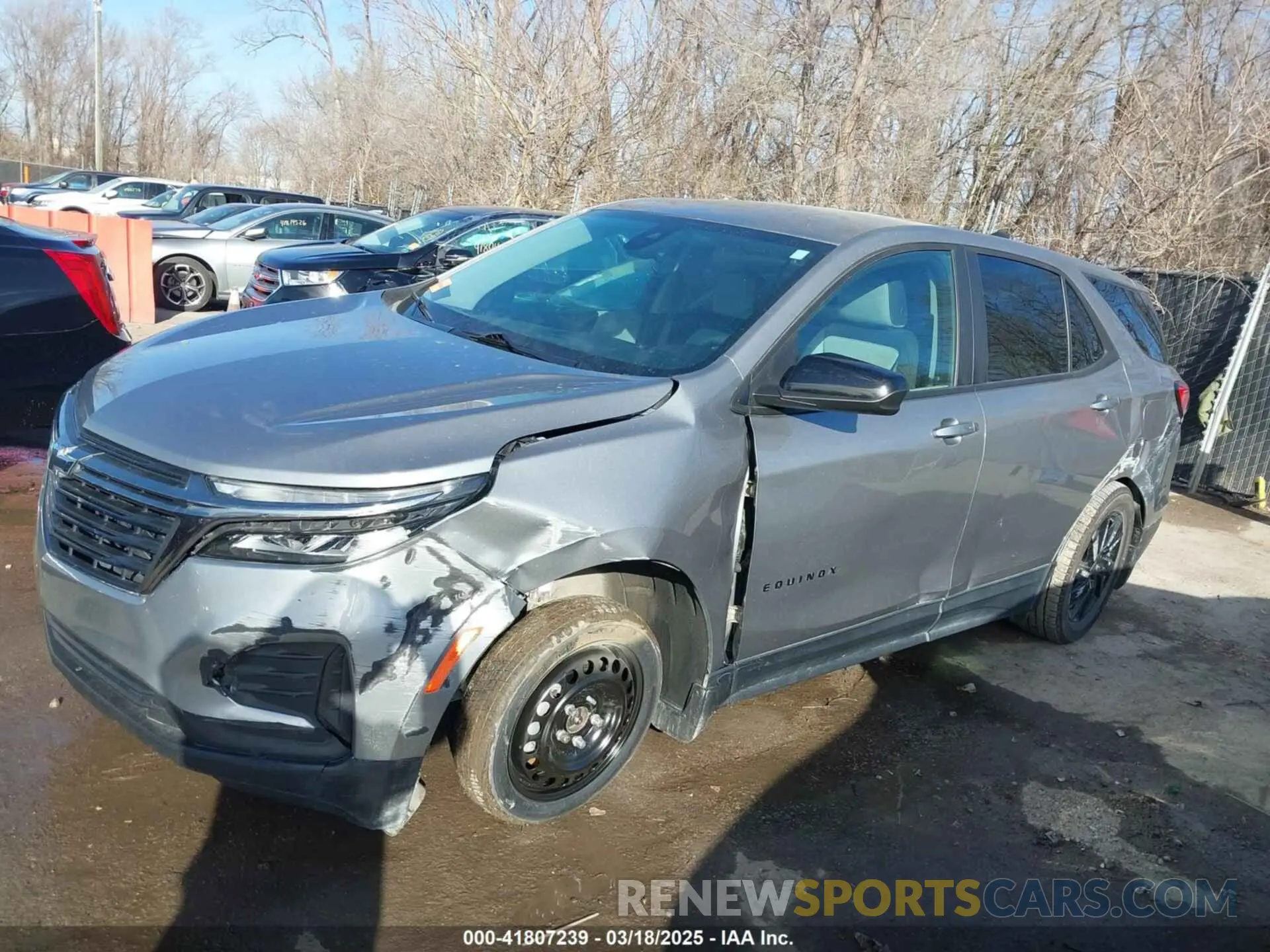 6 fotografías del automóvil dañado 3GNAXHEG7PL128521 CHEVROLET EQUINOX 2023