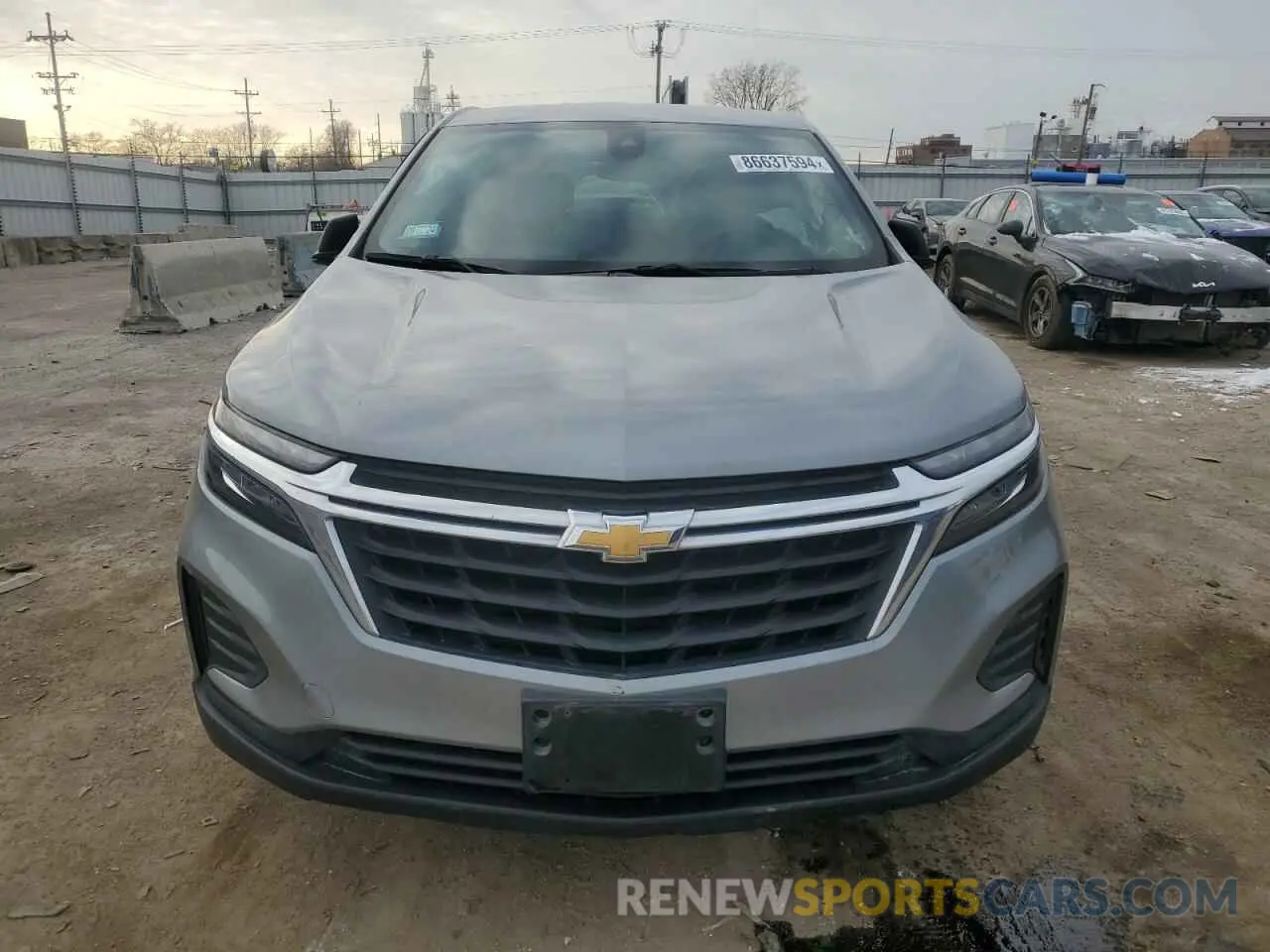 5 fotografías del automóvil dañado 3GNAXHEG8PL121545 CHEVROLET EQUINOX 2023